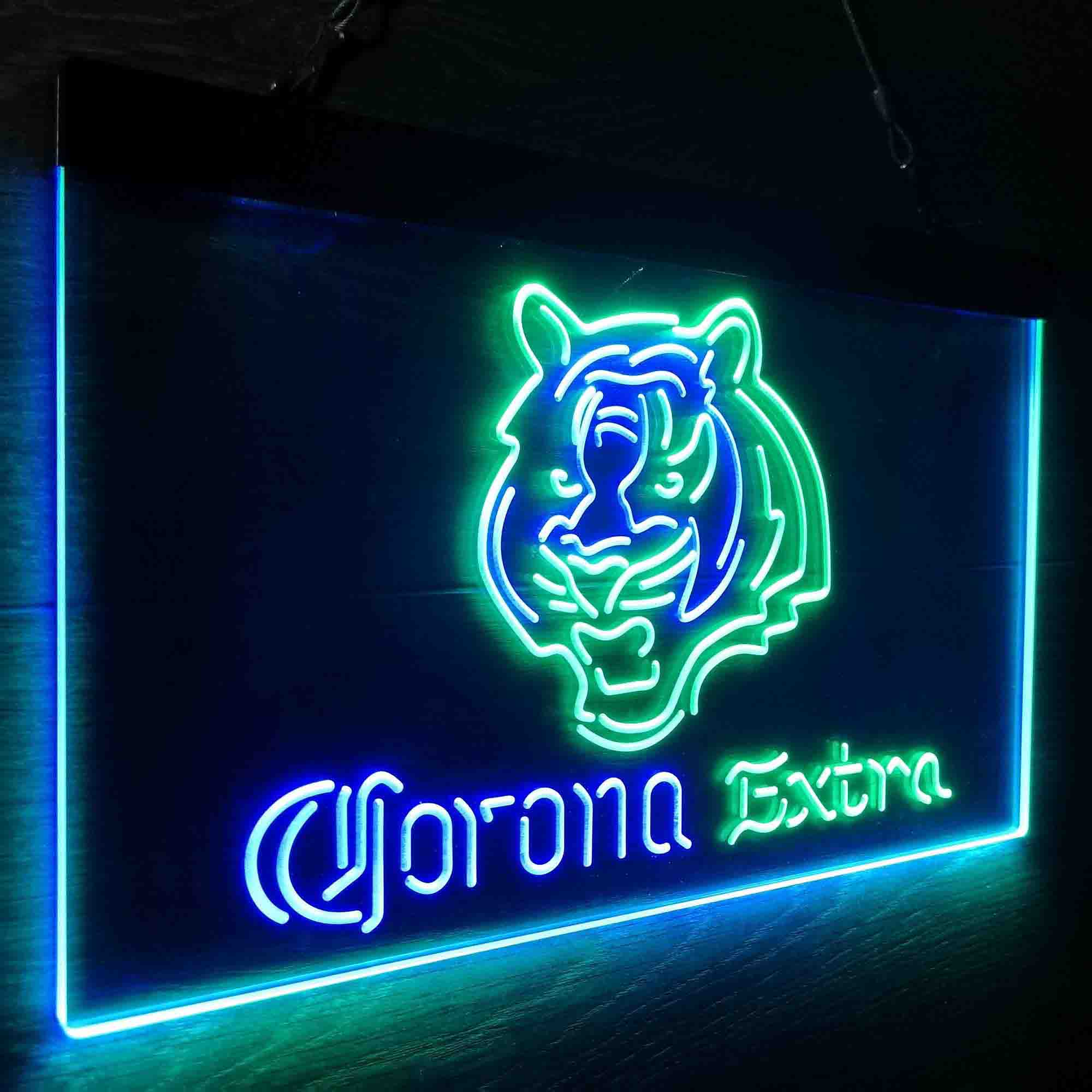 Cincinnati Bengals Corona Extra Neon-Like LED Sign - ProLedSign