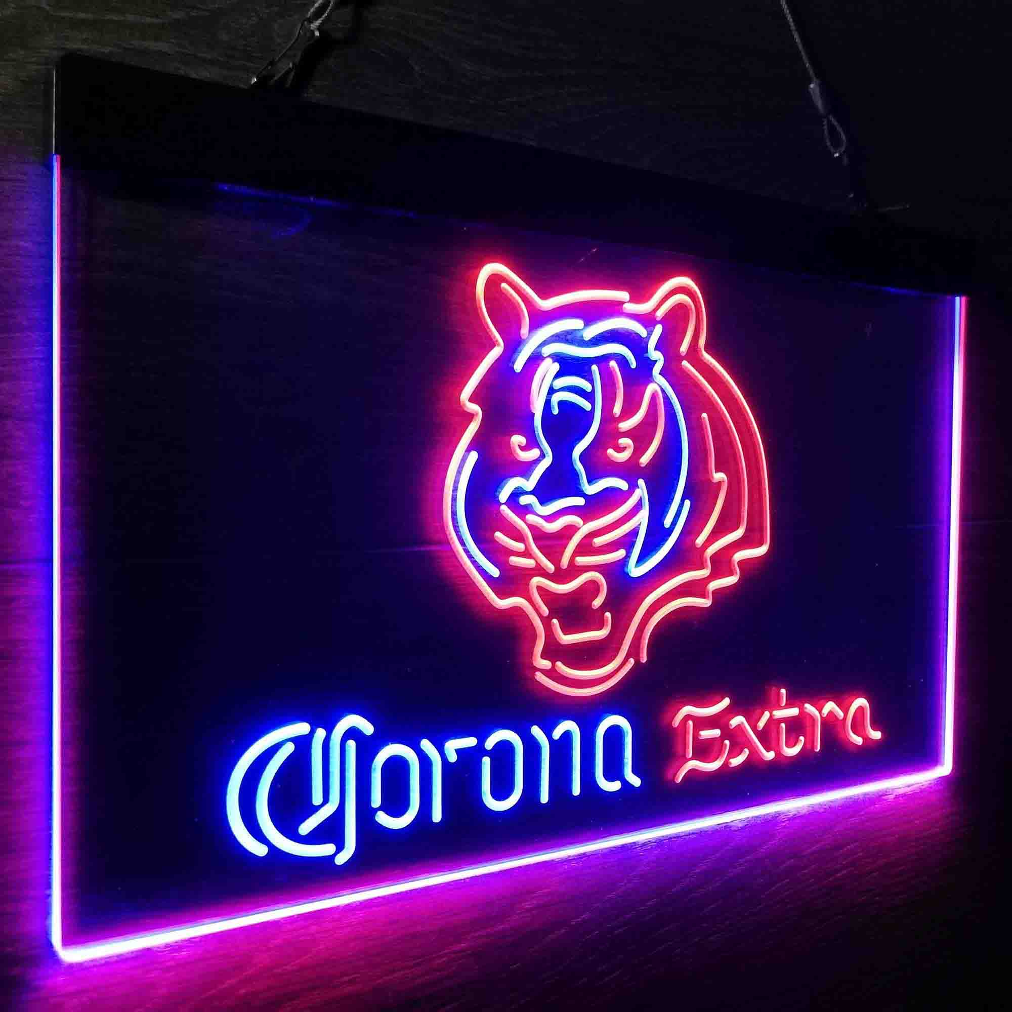 Cincinnati Bengals Corona Extra Neon-Like LED Sign - ProLedSign