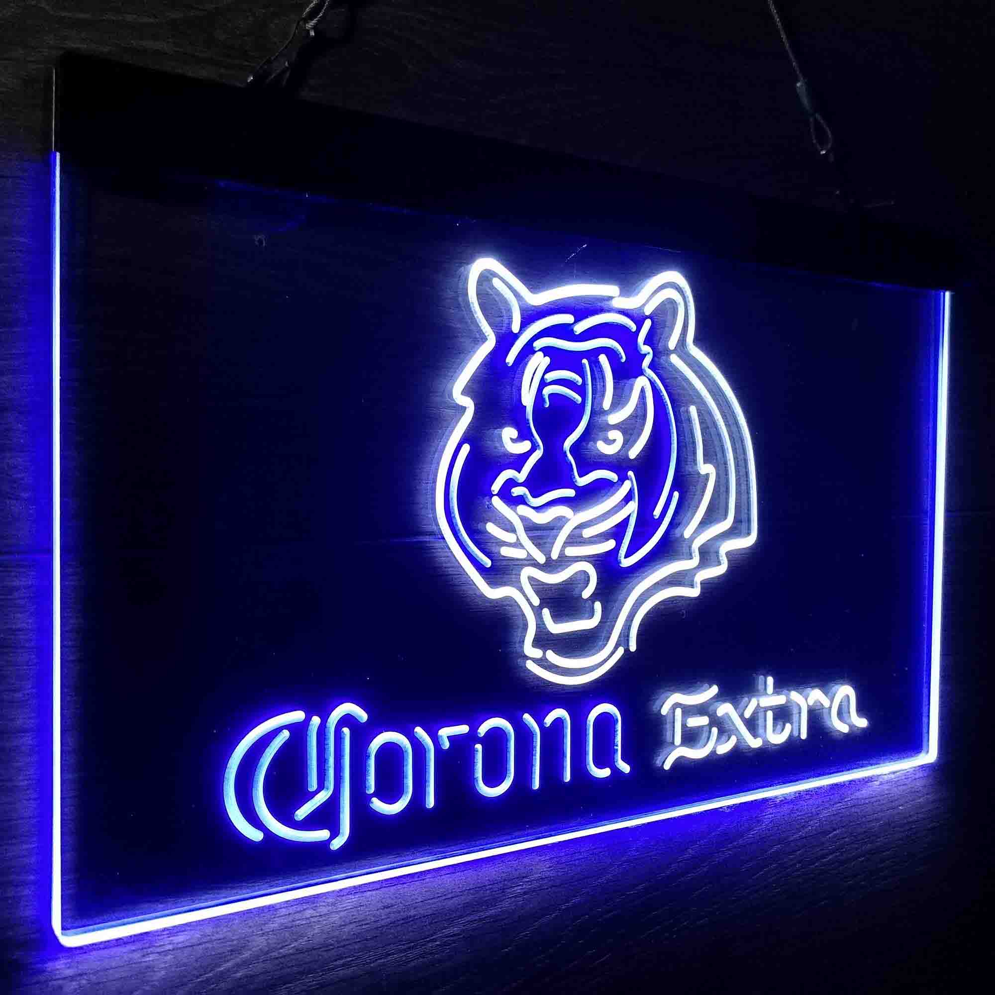 Cincinnati Bengals Corona Extra Neon-Like LED Sign - ProLedSign