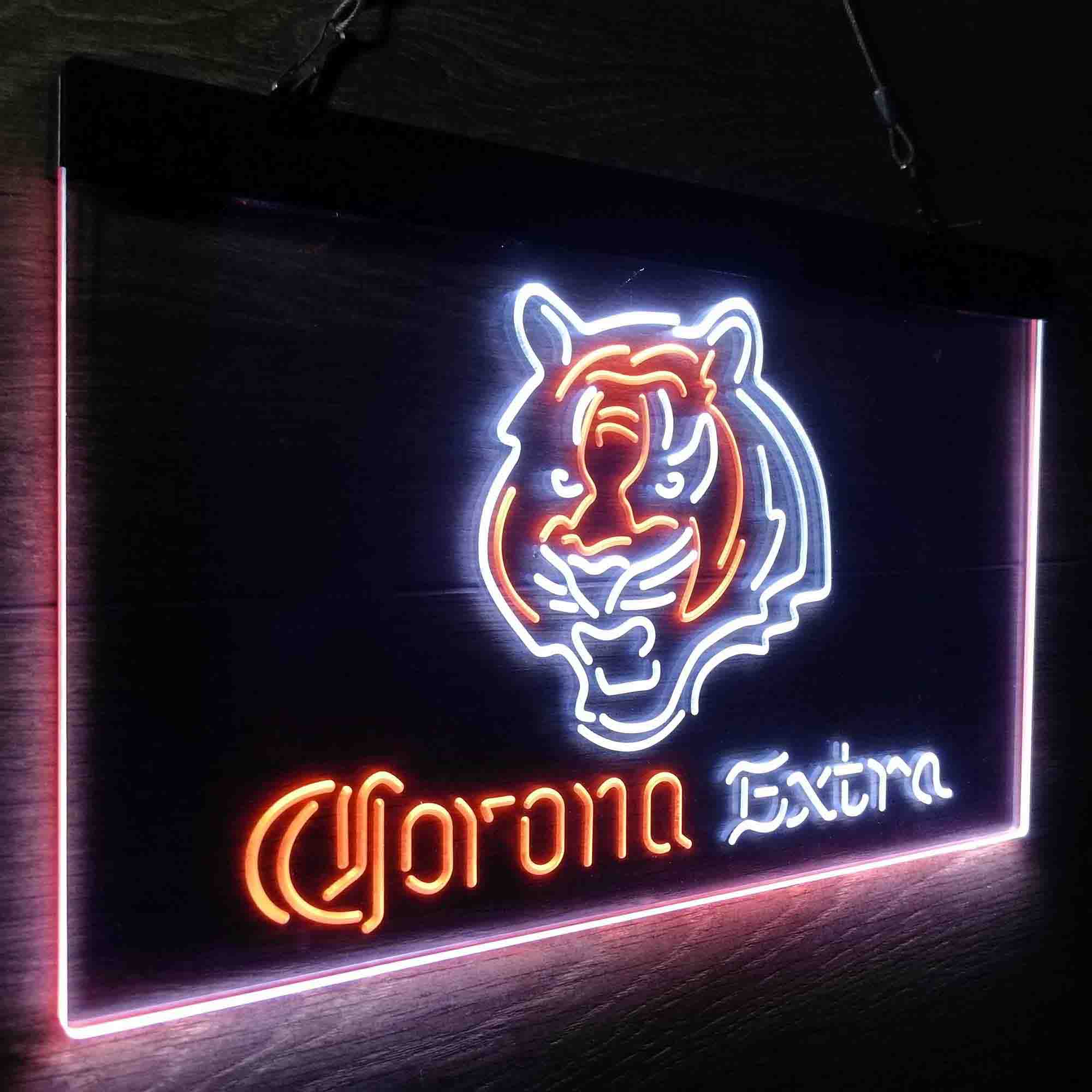 Cincinnati Bengals Corona Extra Neon-Like LED Sign - ProLedSign