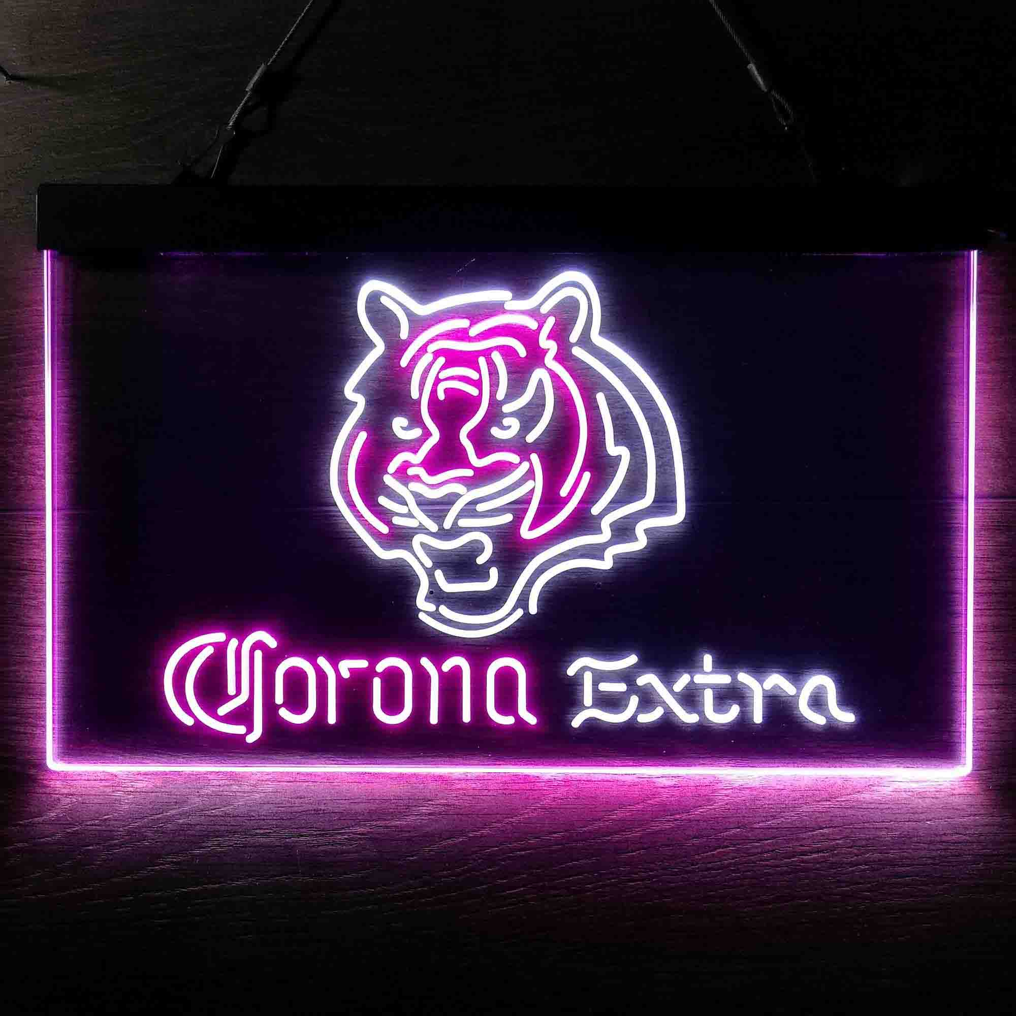 Cincinnati Bengals Corona Extra Neon-Like LED Sign - ProLedSign