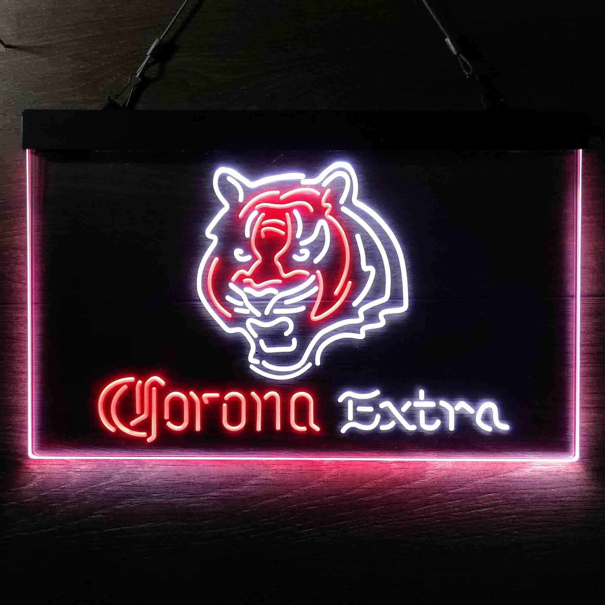 Cincinnati Bengals Corona Extra Neon-Like LED Sign - ProLedSign