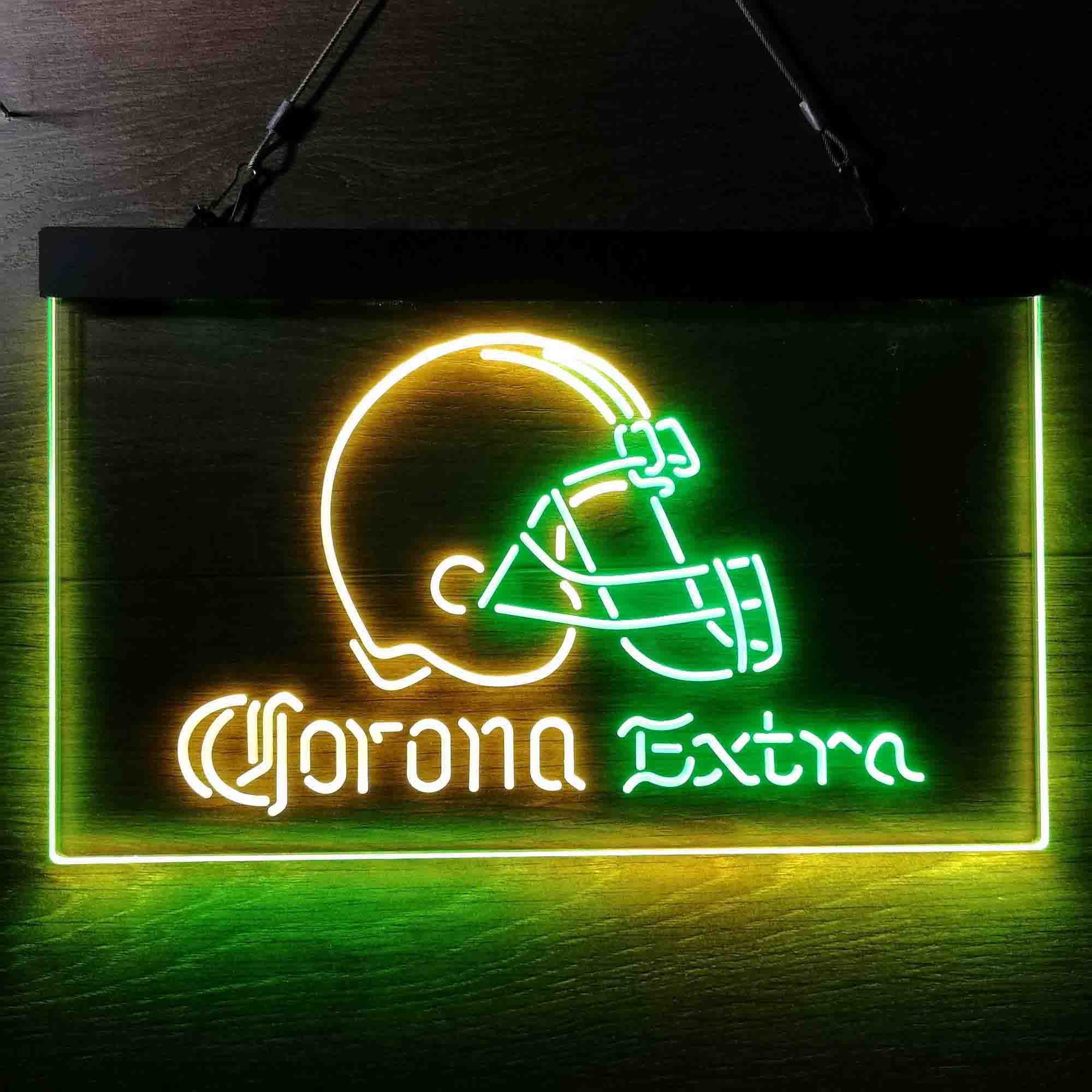 Cleveland Browns Corona Extra Neon-Like LED Sign - ProLedSign