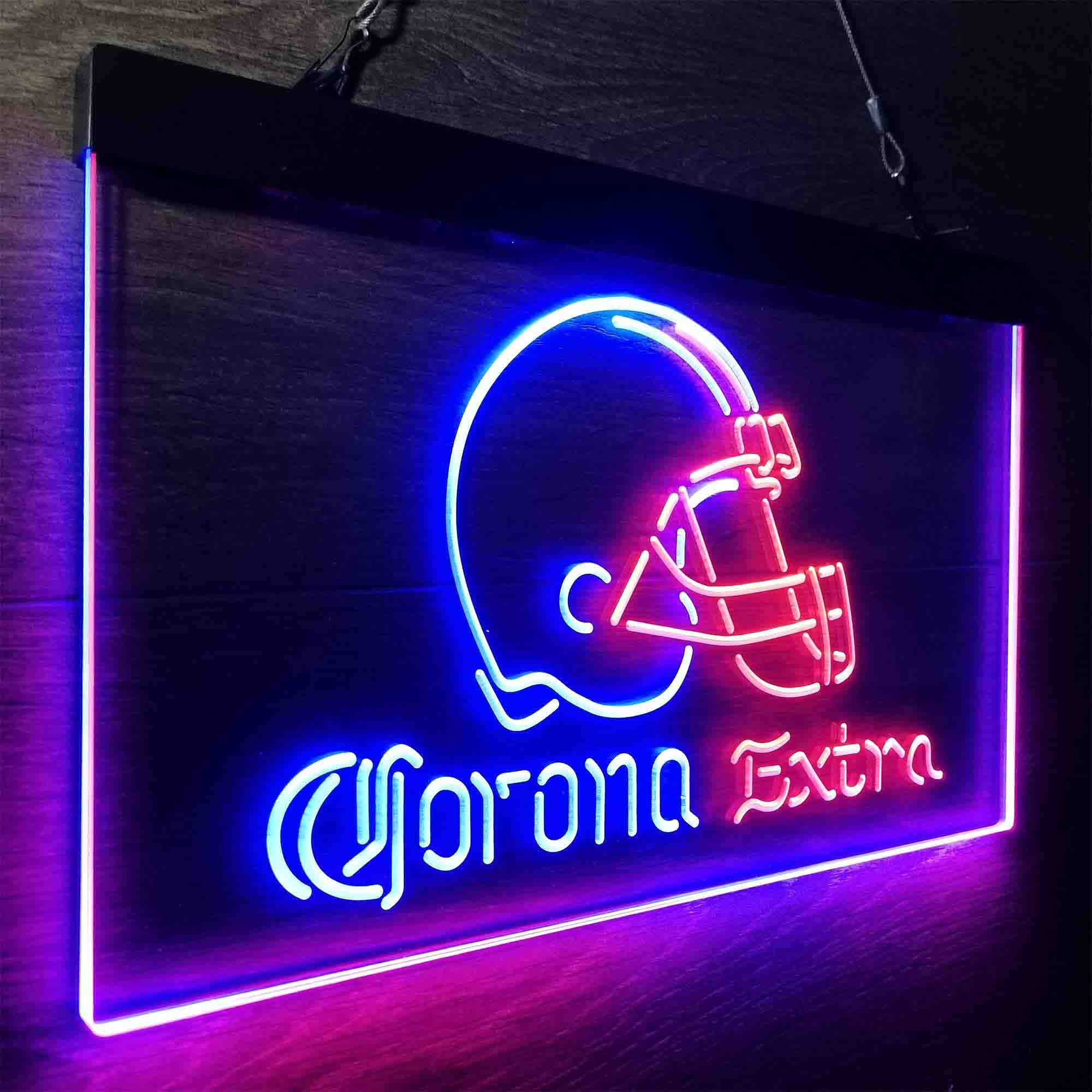 Cleveland Browns Corona Extra Neon-Like LED Sign - ProLedSign