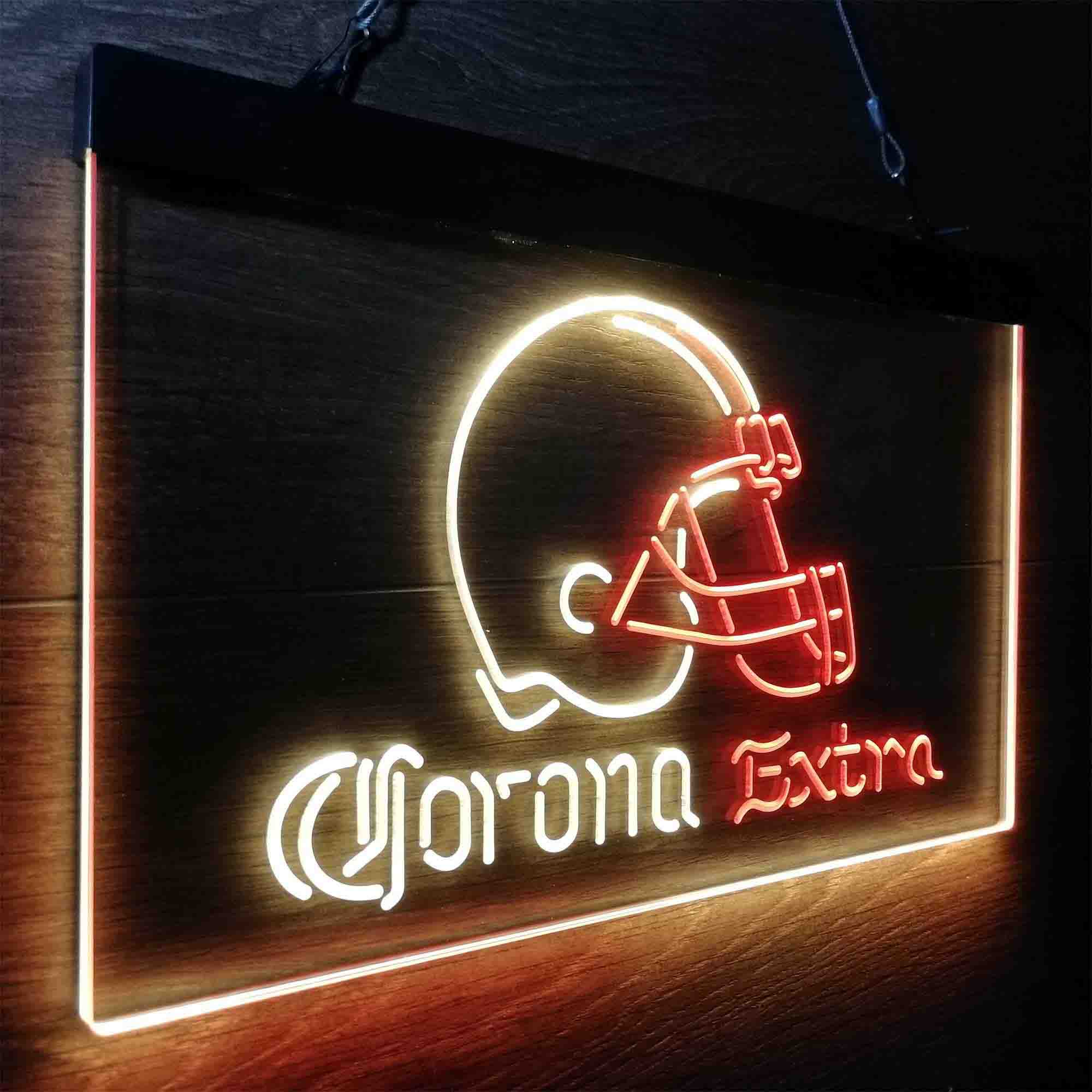 Cleveland Browns Corona Extra Neon-Like LED Sign - ProLedSign