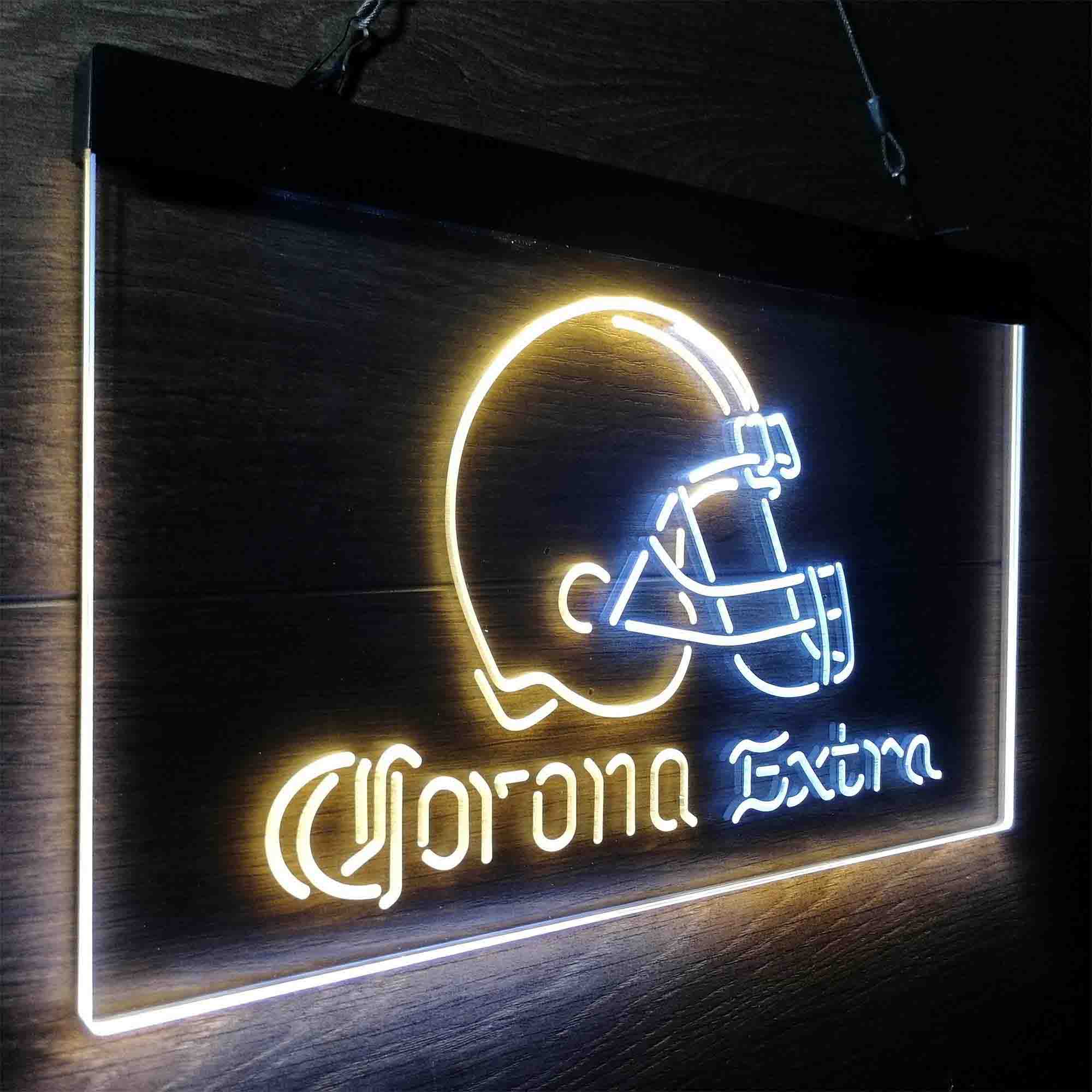 Cleveland Browns Corona Extra Neon-Like LED Sign - ProLedSign