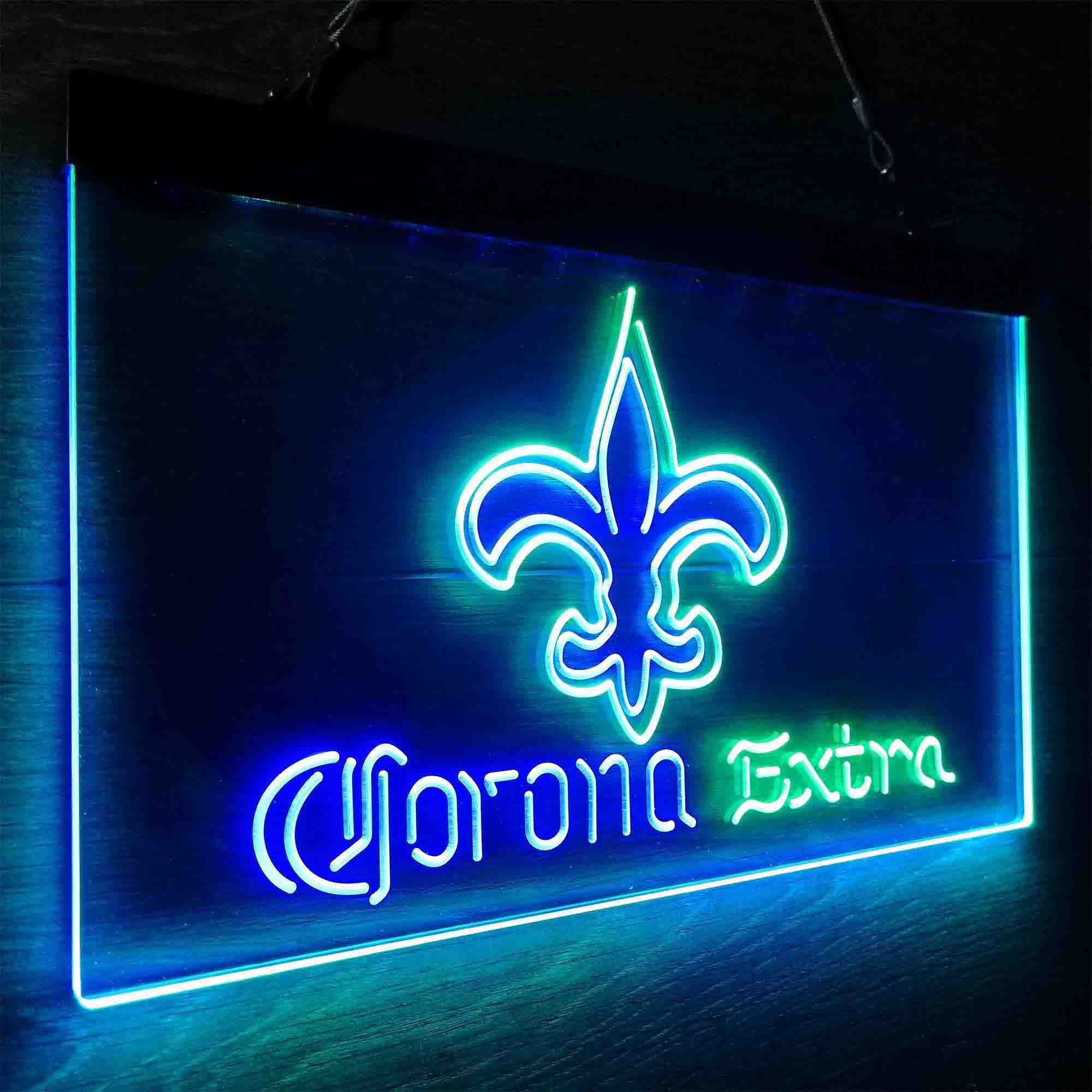 New Orleans Saints Corona Extra Neon-Like LED Sign - ProLedSign