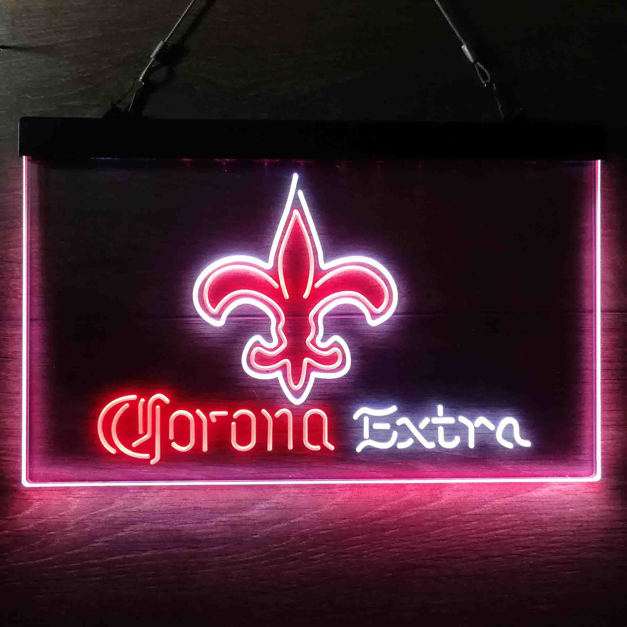 New Orleans Saints Corona Extra Neon-Like LED Sign - ProLedSign