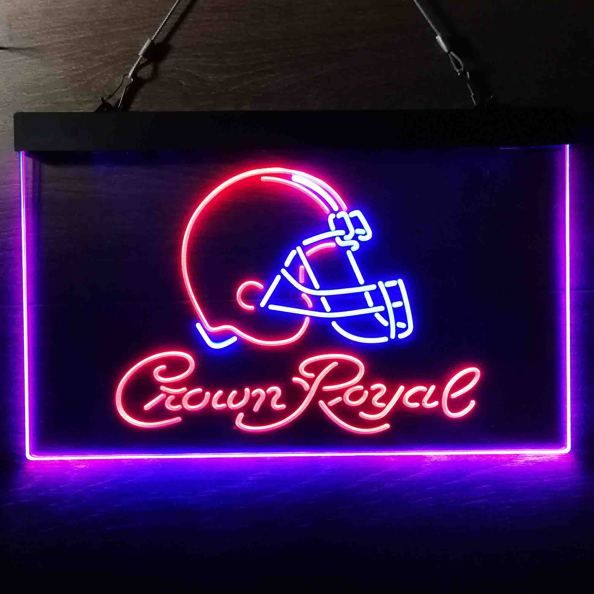 Cleveland Browns Crown Royal Bar Neon-Like LED Sign - ProLedSign