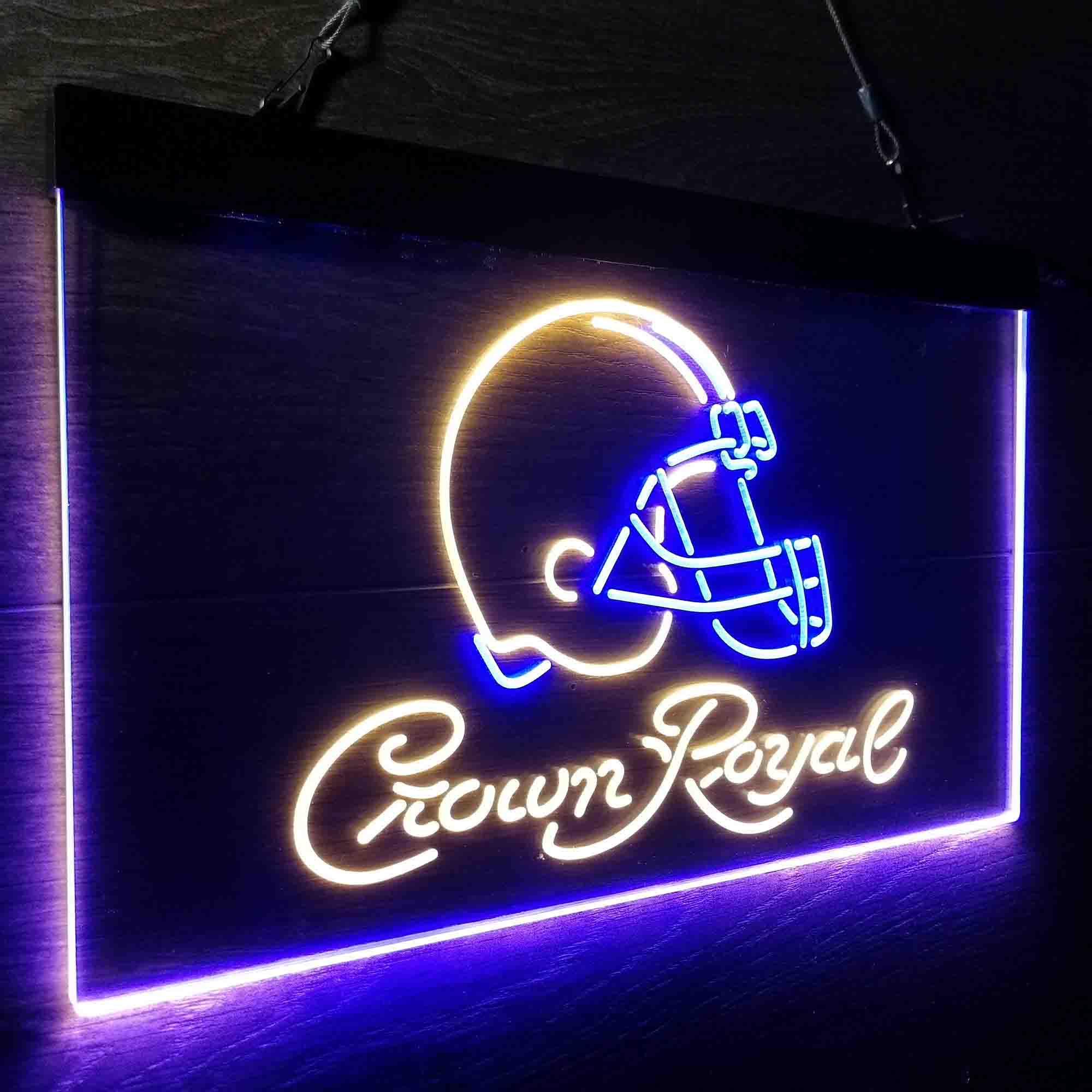 Cleveland Browns Crown Royal Bar Neon-Like LED Sign - ProLedSign