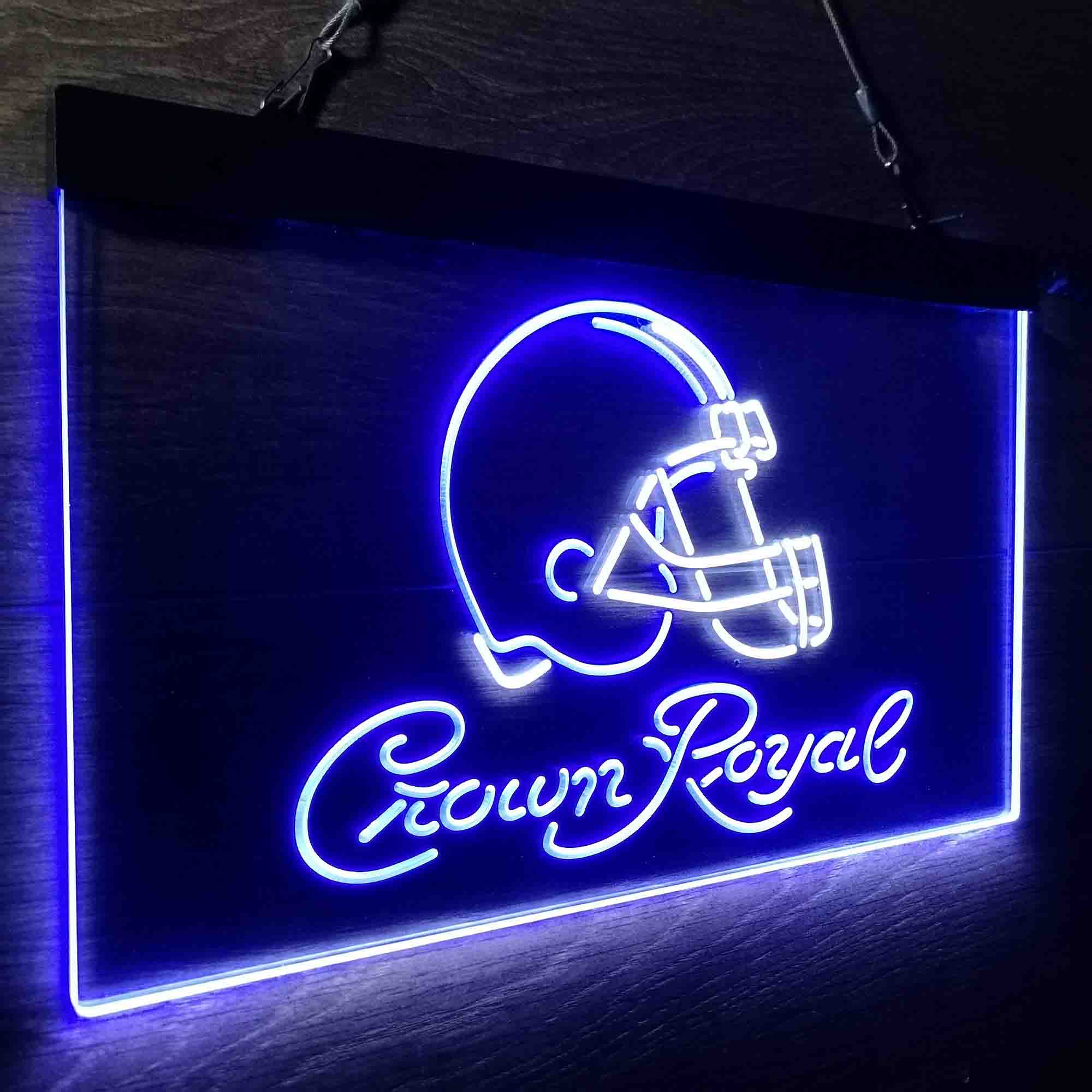 Cleveland Browns Crown Royal Bar Neon-Like LED Sign - ProLedSign