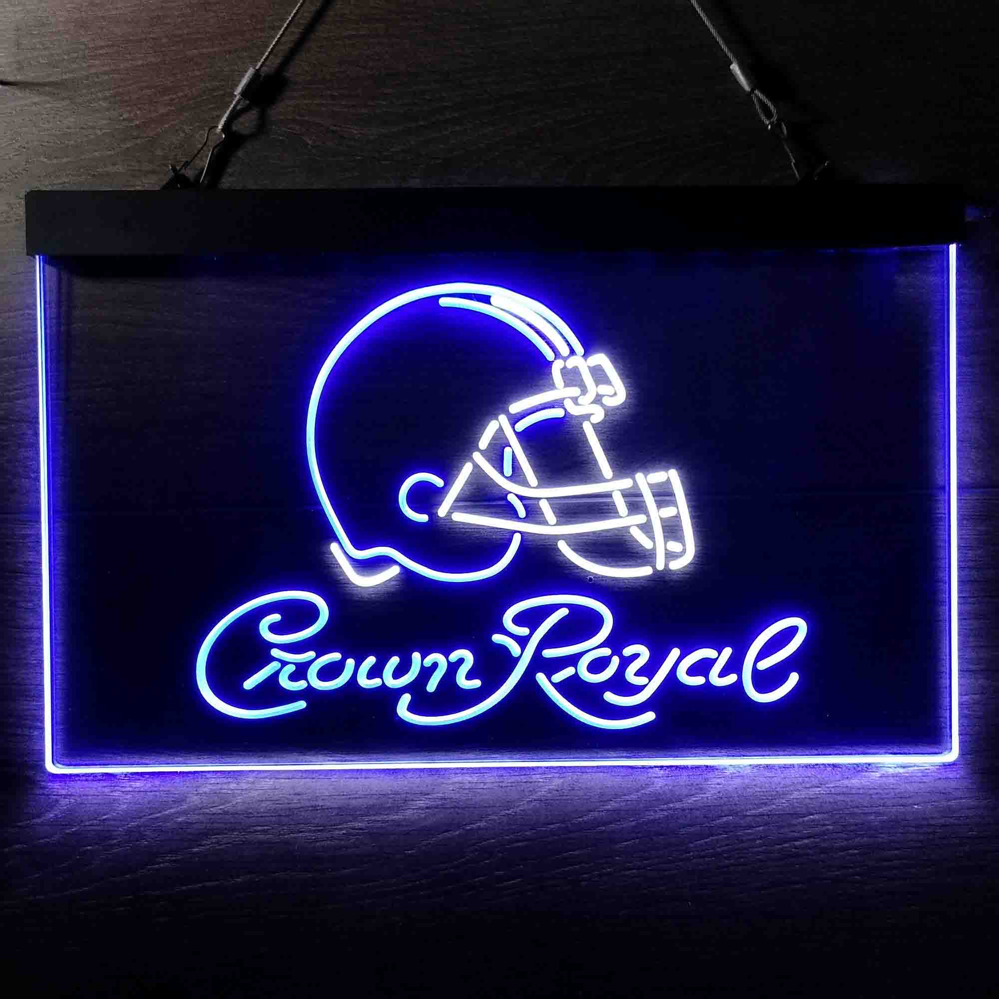 Cleveland Browns Crown Royal Bar Neon-Like LED Sign - ProLedSign