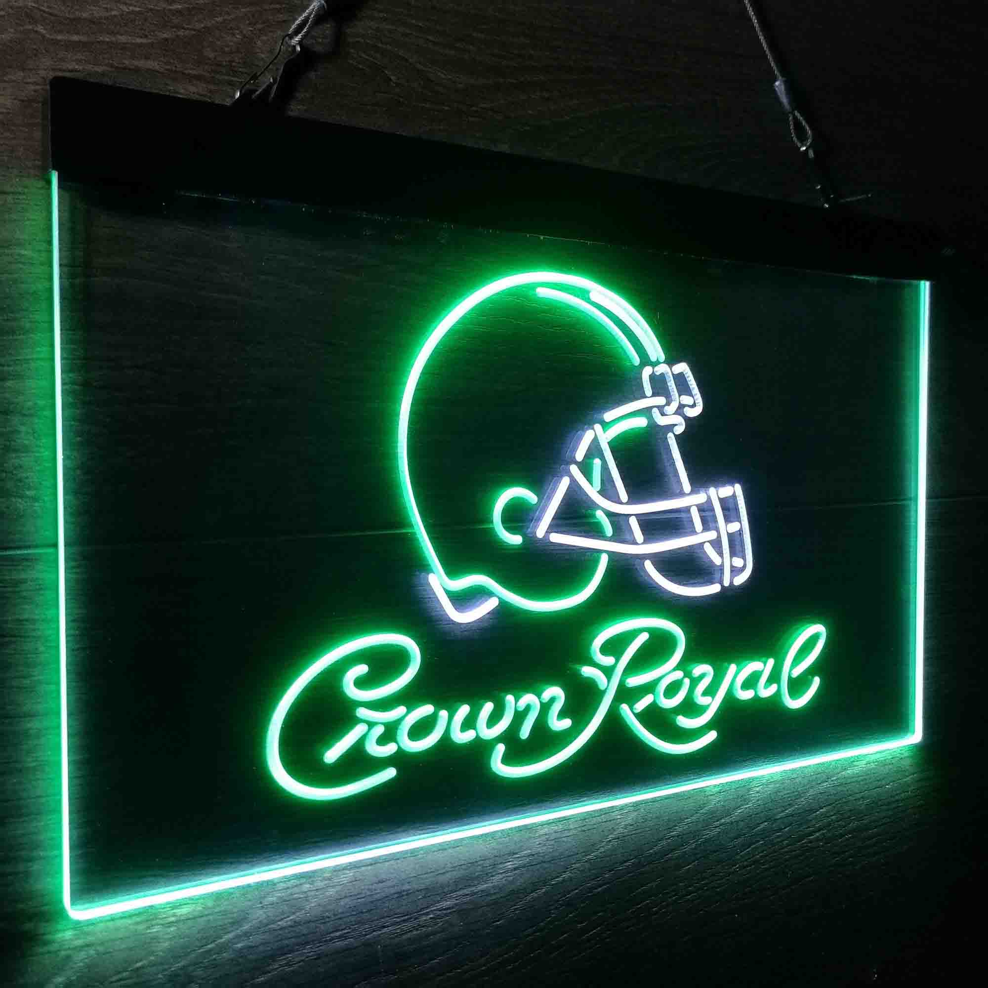 Cleveland Browns Crown Royal Bar Neon-Like LED Sign - ProLedSign