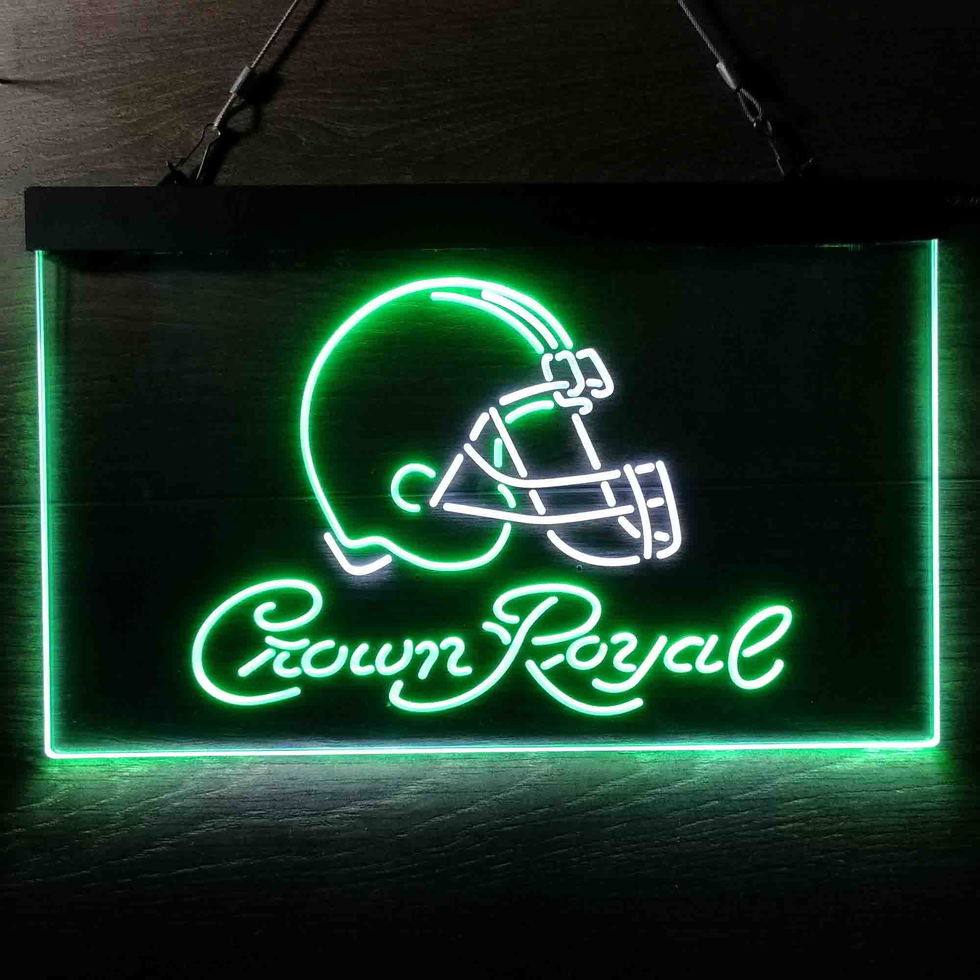 Cleveland Browns Crown Royal Bar Neon-Like LED Sign - ProLedSign