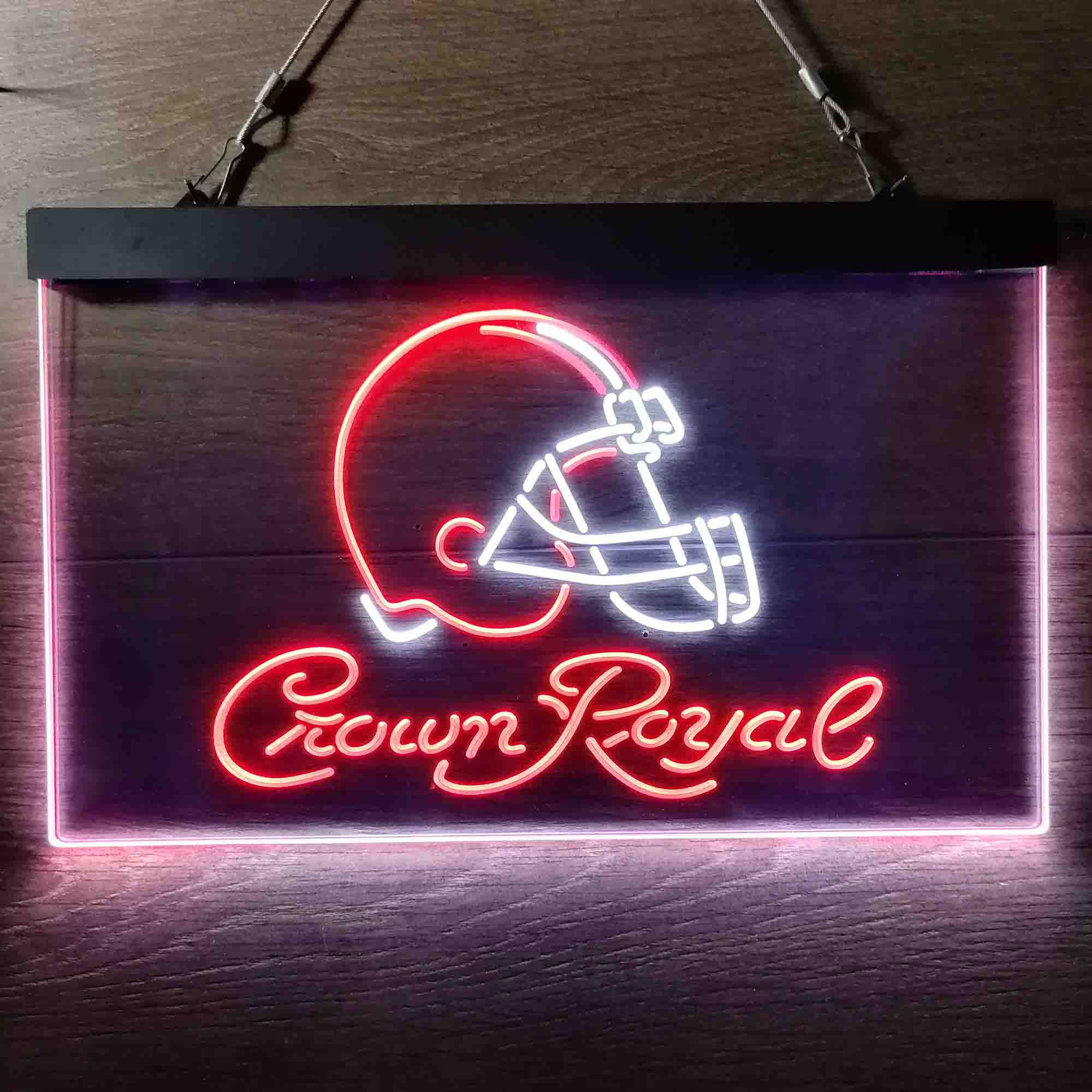 Cleveland Browns Crown Royal Bar Neon-Like LED Sign - ProLedSign