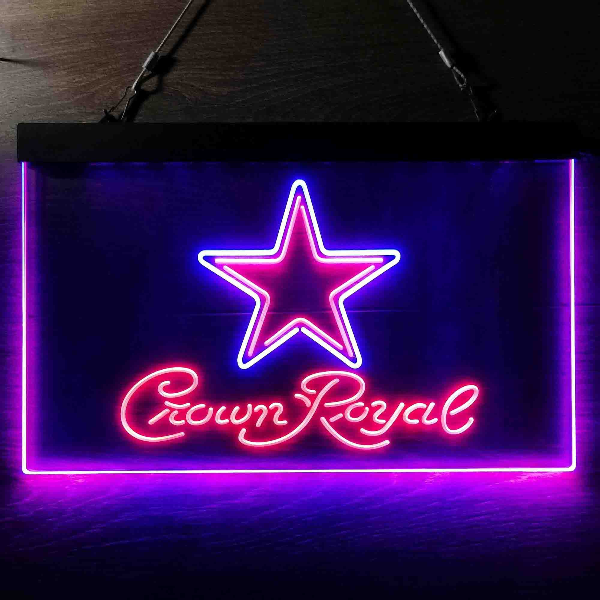 Dallas Cowboys Crown Royal Neon-Like LED Sign - ProLedSign