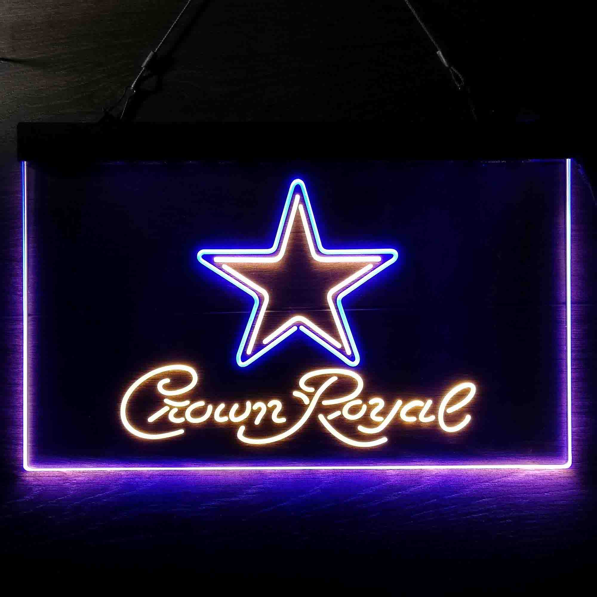 Dallas Cowboys Crown Royal Neon-Like LED Sign - ProLedSign