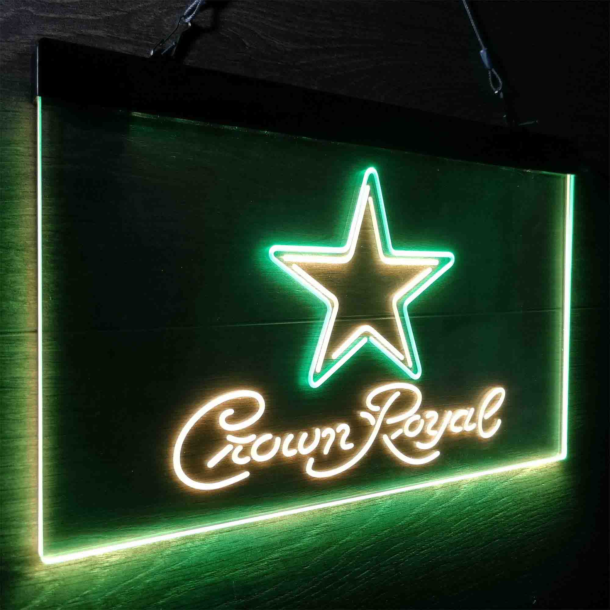 Dallas Cowboys Crown Royal Neon-Like LED Sign - ProLedSign