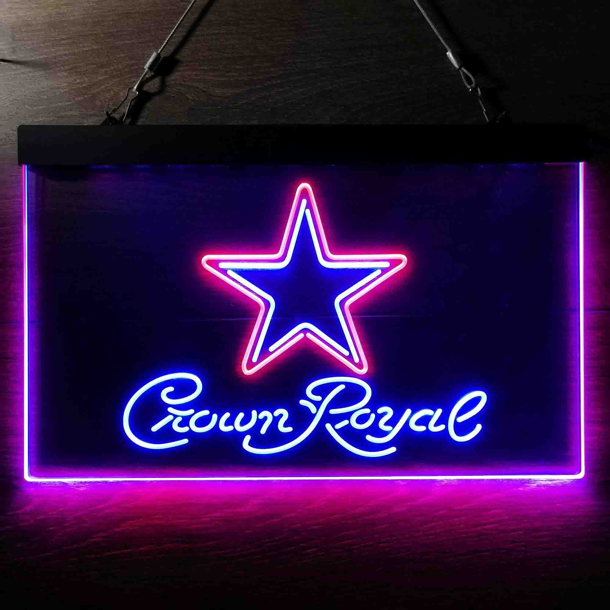 Dallas Cowboys Crown Royal Neon-Like LED Sign - ProLedSign