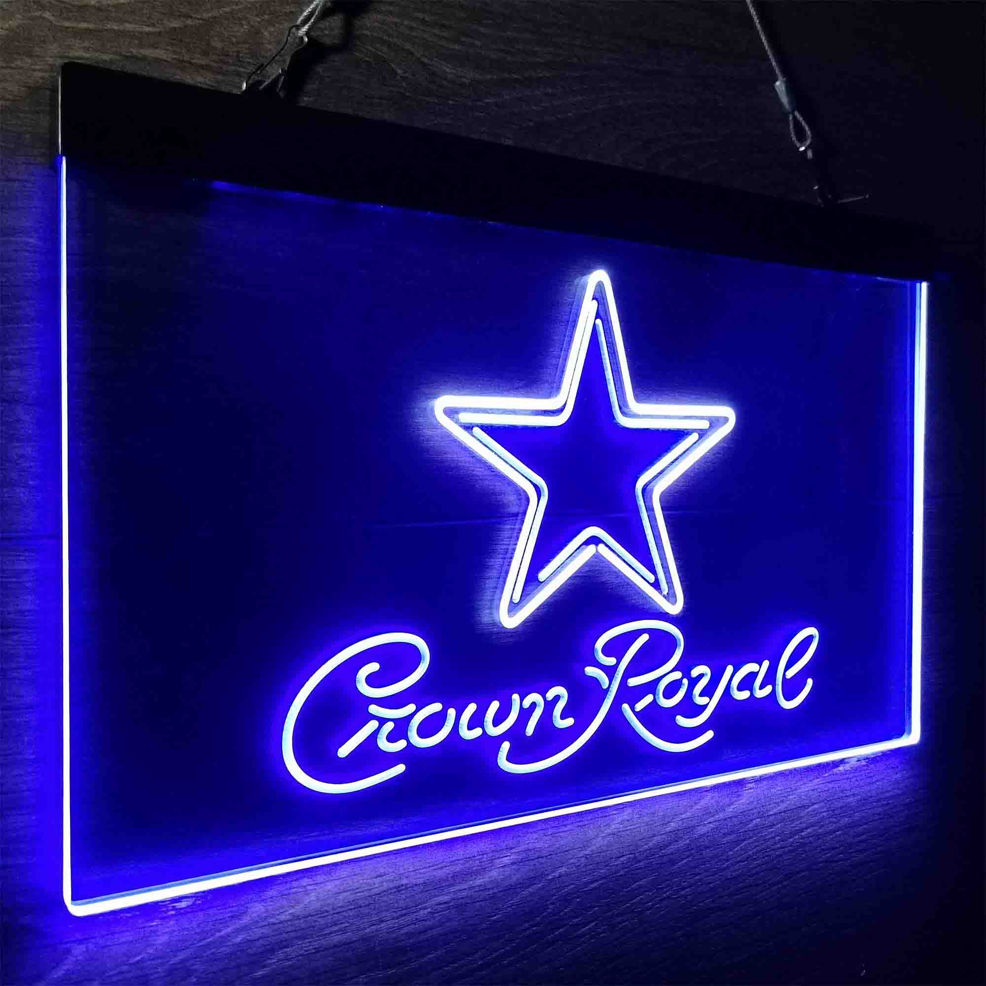 Dallas Cowboys Crown Royal Neon-Like LED Sign - ProLedSign