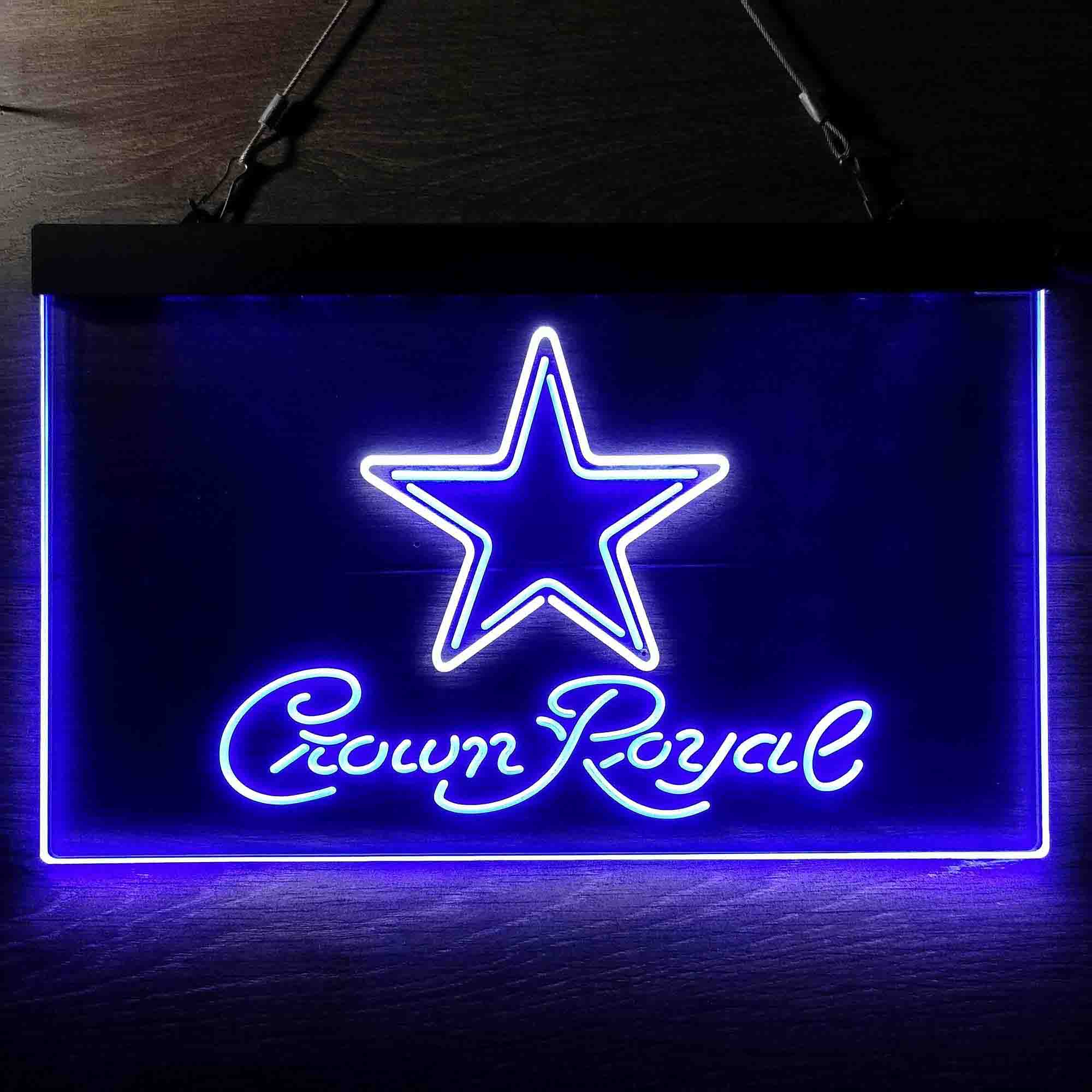 Dallas Cowboys Crown Royal Neon-Like LED Sign - ProLedSign