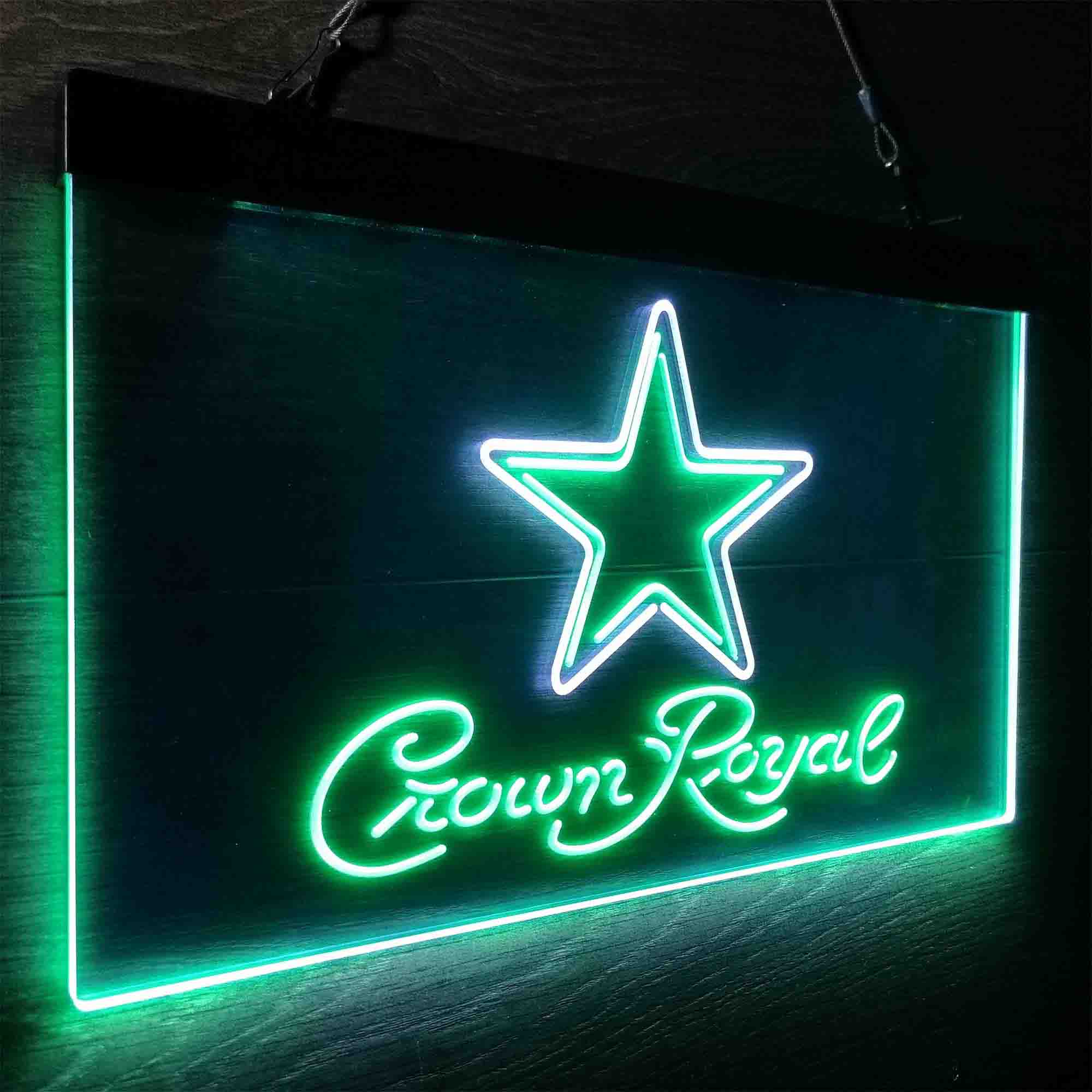 Dallas Cowboys Crown Royal Neon-Like LED Sign - ProLedSign