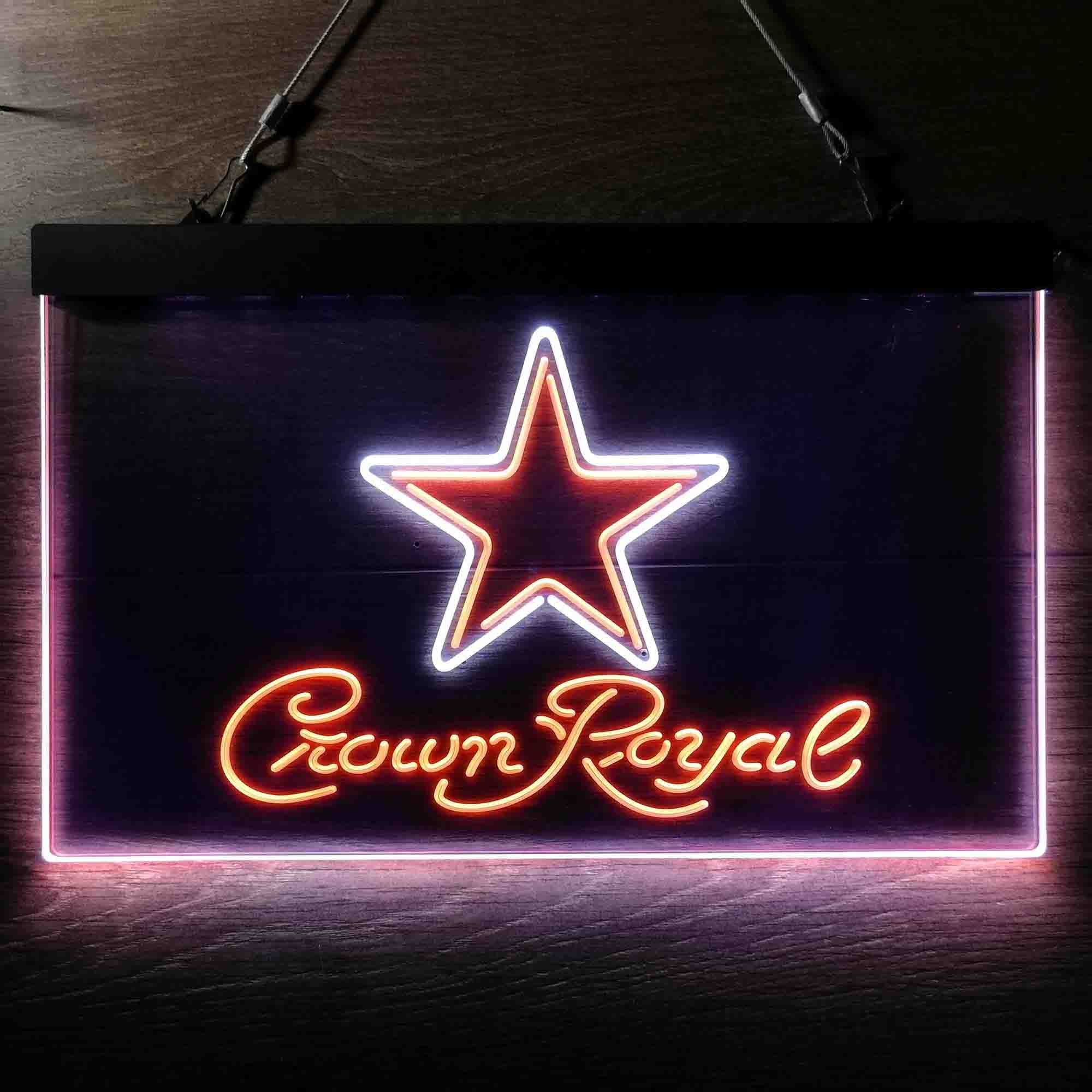 Dallas Cowboys Crown Royal Neon-Like LED Sign - ProLedSign