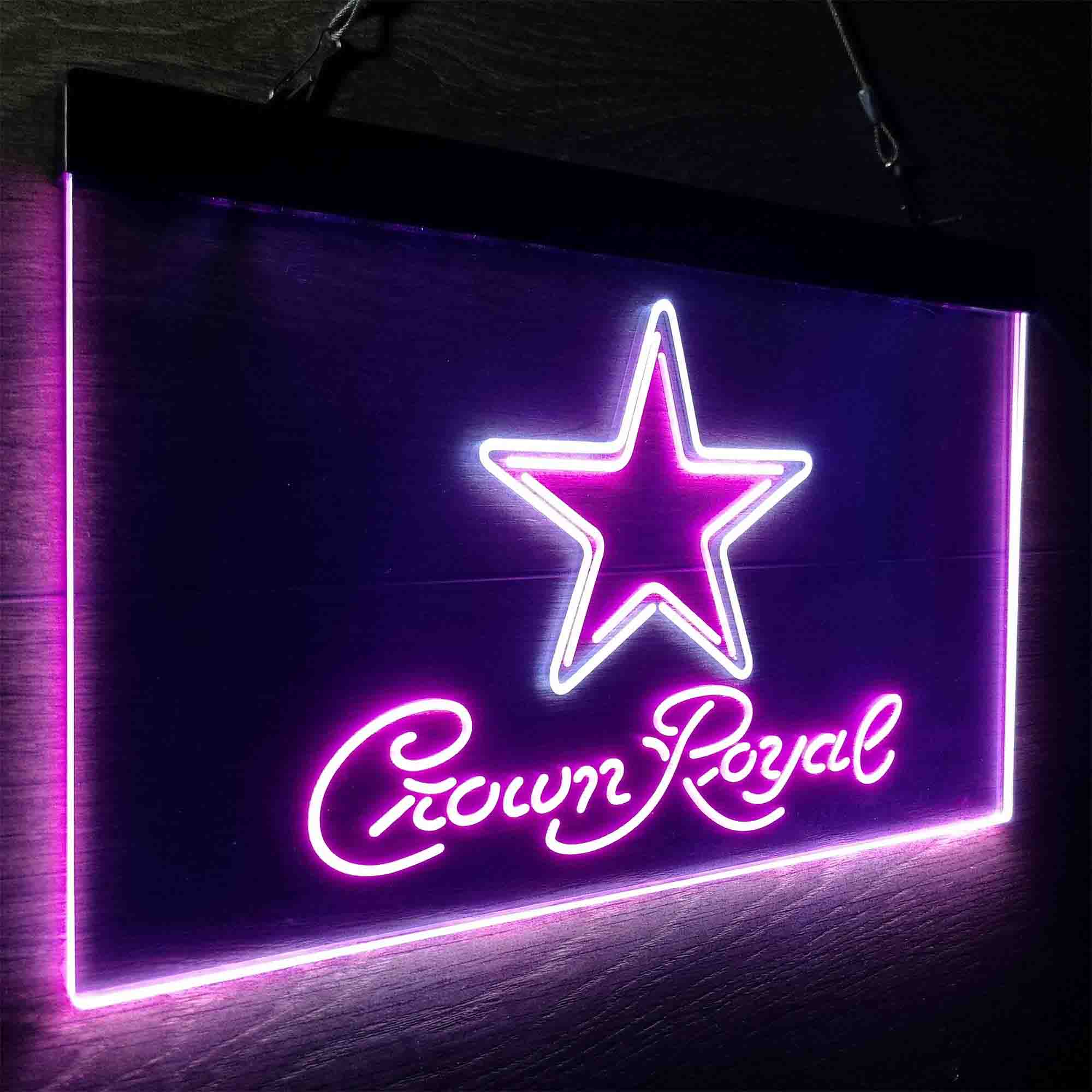 Dallas Cowboys Crown Royal Neon-Like LED Sign - ProLedSign