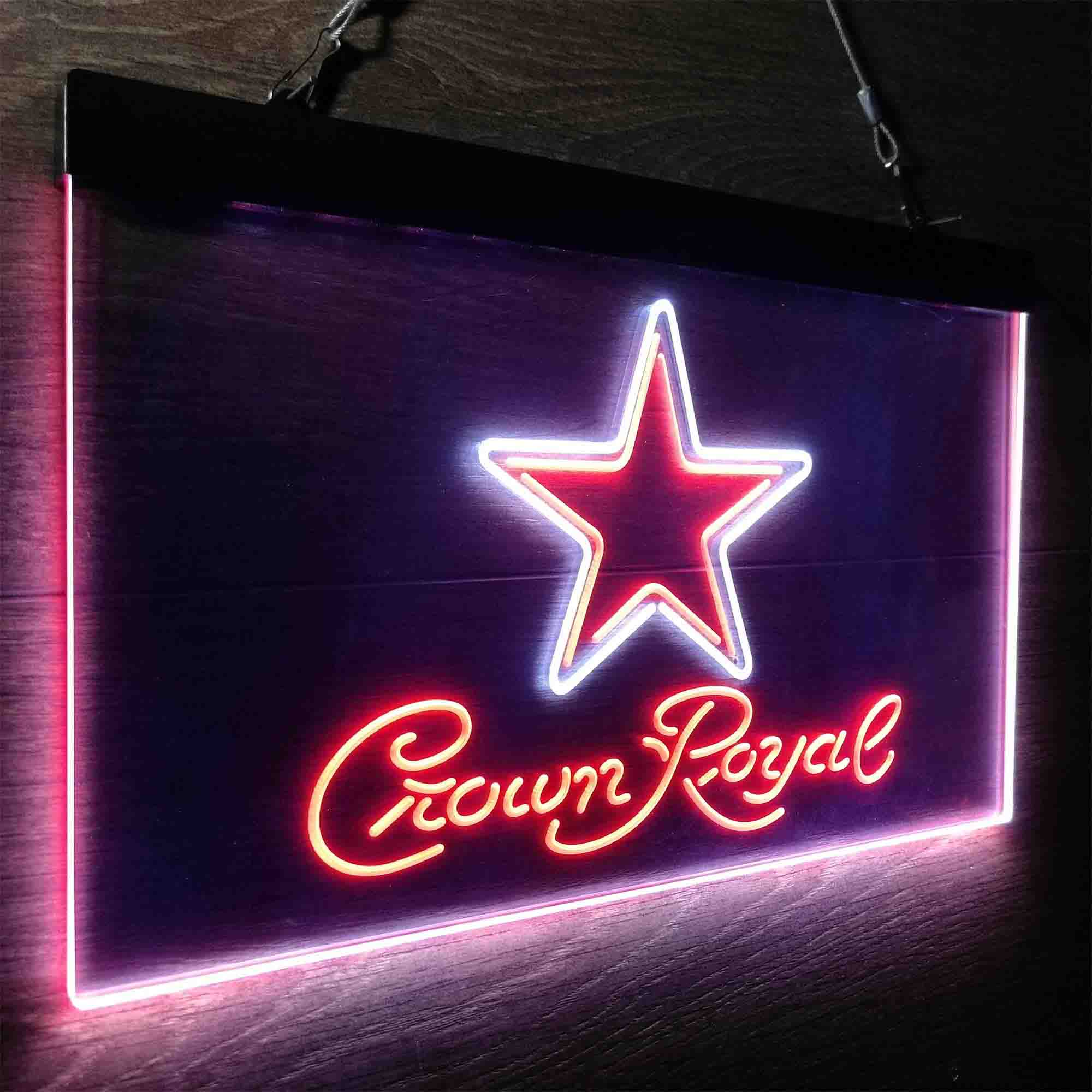 Dallas Cowboys Crown Royal Neon-Like LED Sign - ProLedSign