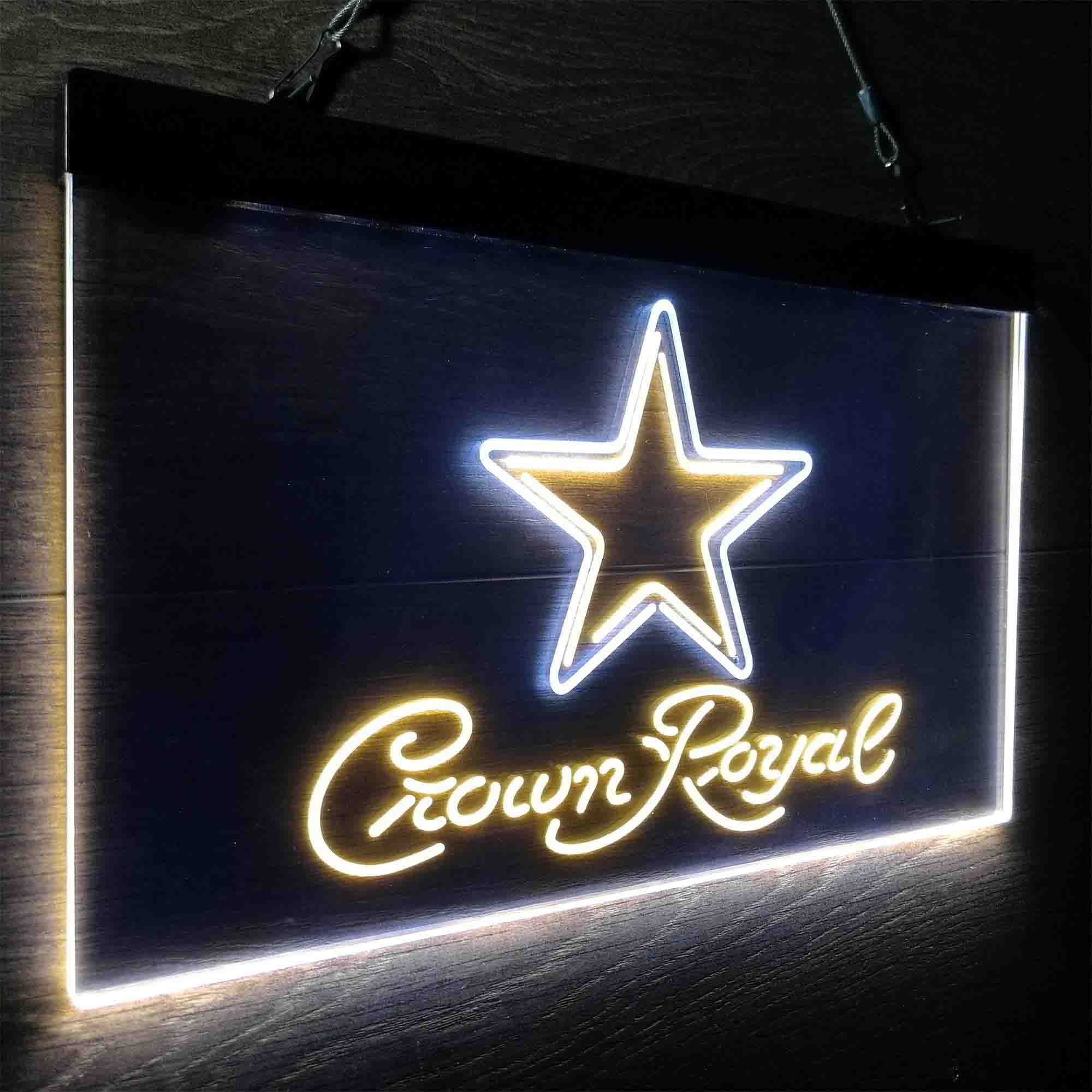 Dallas Cowboys Crown Royal Neon-Like LED Sign - ProLedSign