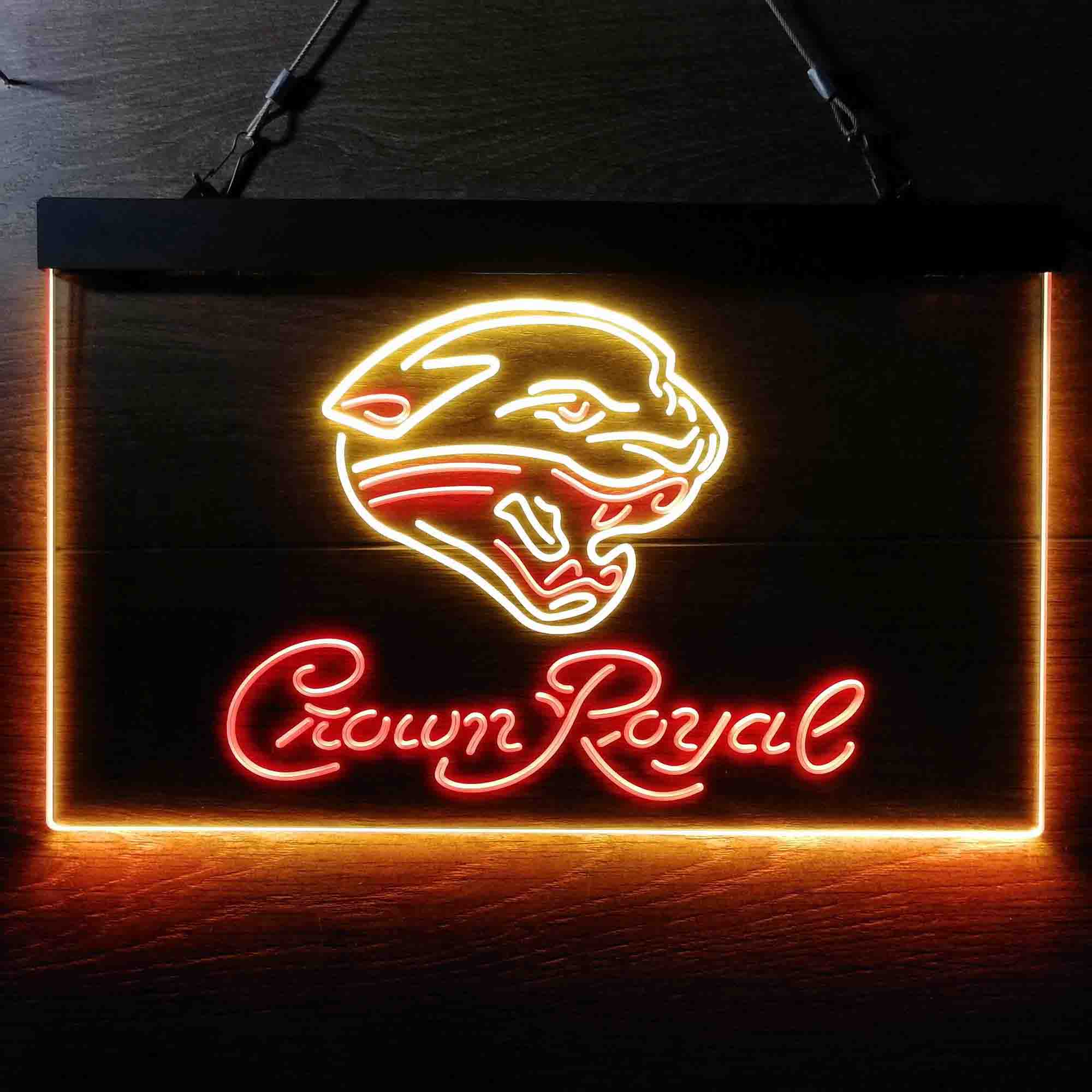 Jacksonville Jaguars Crown Royal Neon-Like LED Sign - ProLedSign