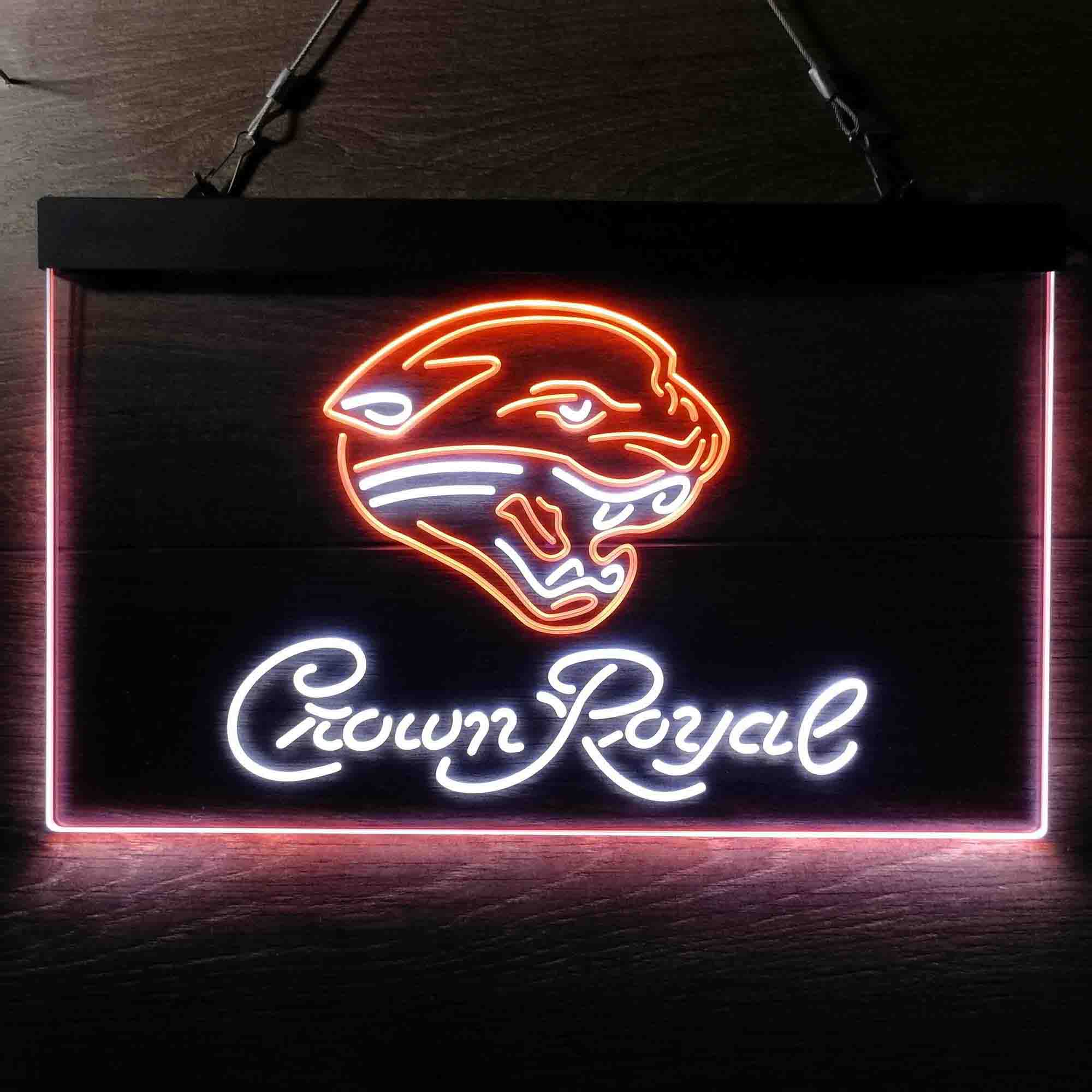 Jacksonville Jaguars Crown Royal Neon-Like LED Sign - ProLedSign