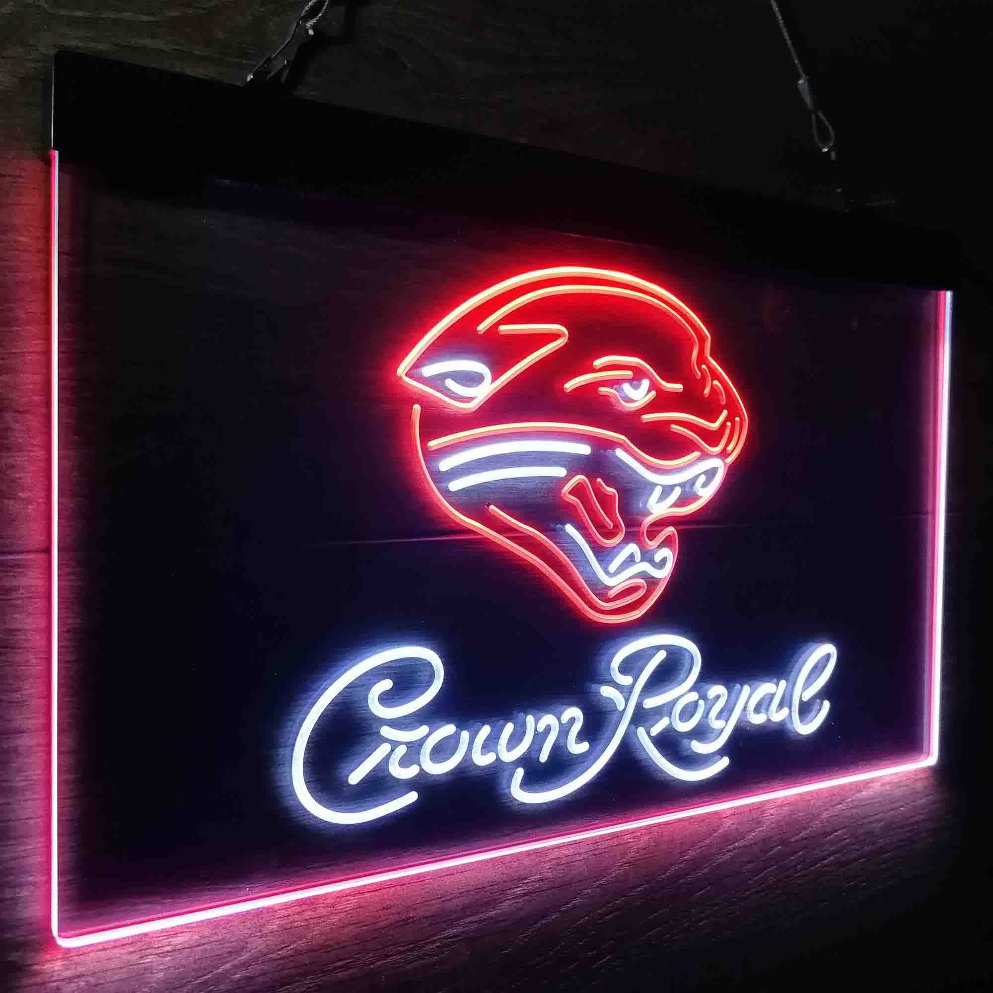 Jacksonville Jaguars Crown Royal Neon-Like LED Sign - ProLedSign