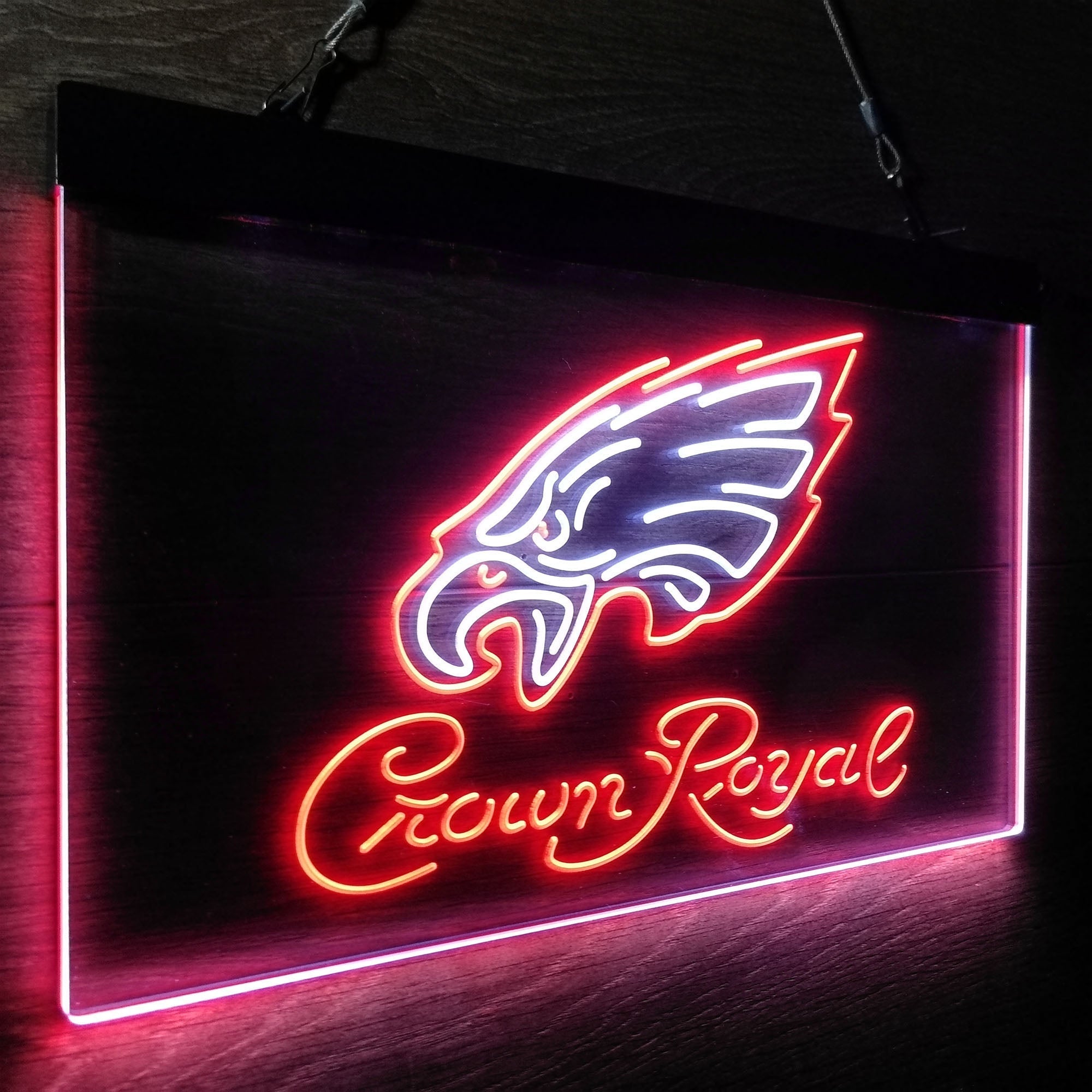 Philadelphia Eagles Crown Royal Neon-Like LED Sign - ProLedSign