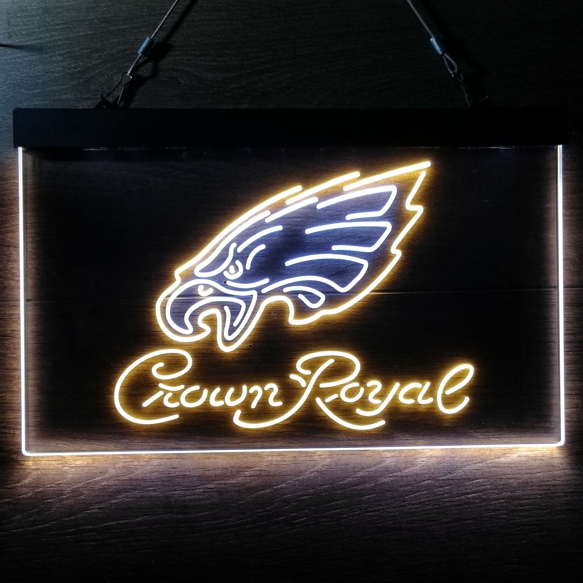 Philadelphia Eagles Crown Royal Neon-Like LED Sign - ProLedSign