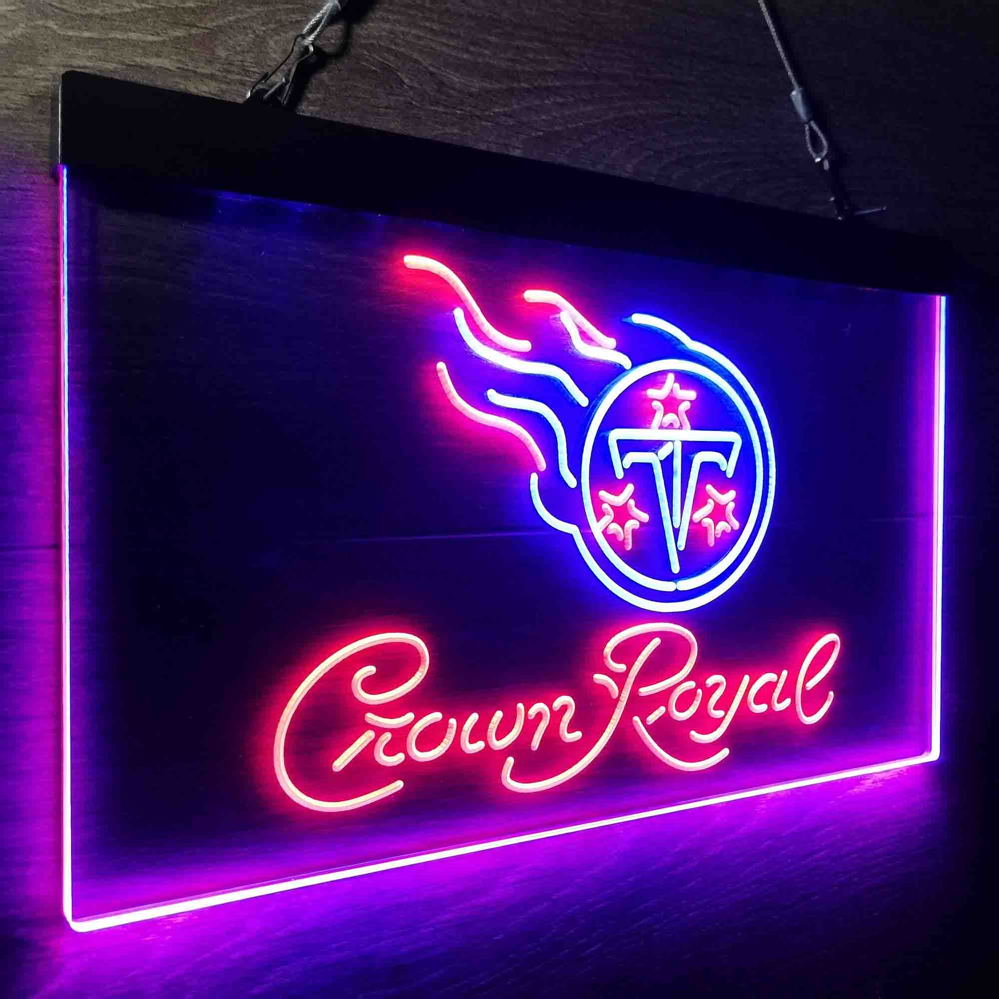 Tennessee Titans Crown Royal Neon-Like LED Sign - ProLedSign