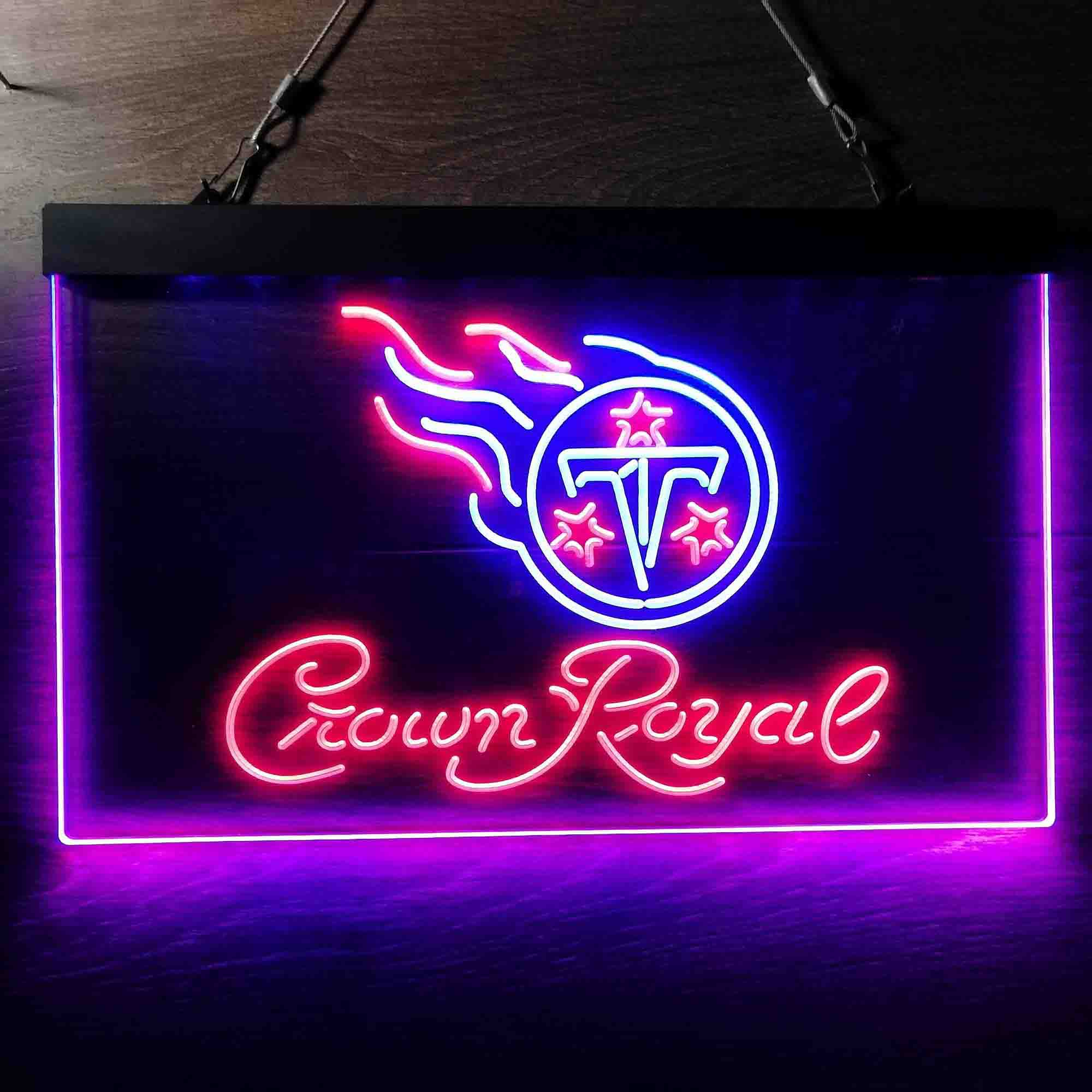 Tennessee Titans Crown Royal Neon-Like LED Sign - ProLedSign