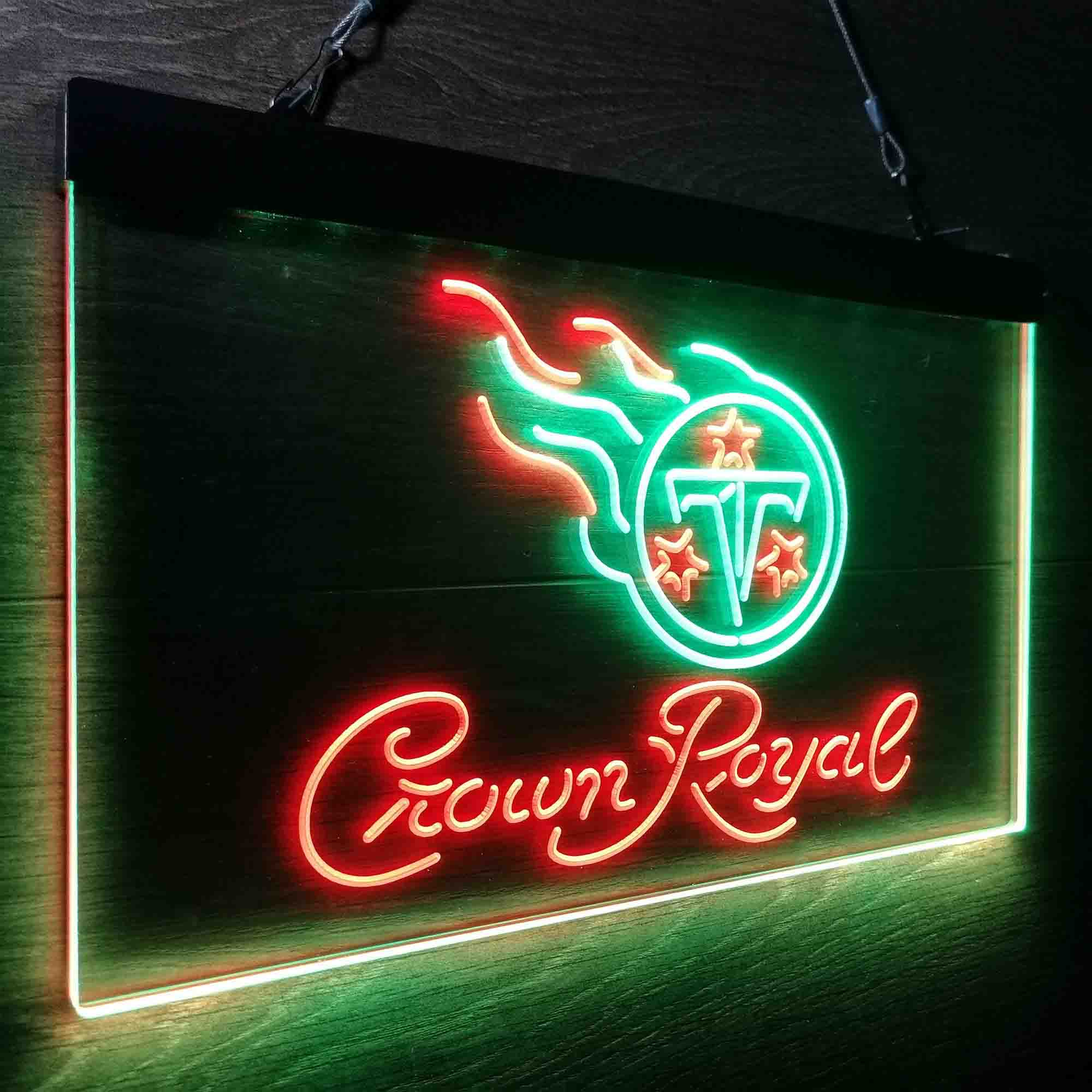 Tennessee Titans Crown Royal Neon-Like LED Sign - ProLedSign