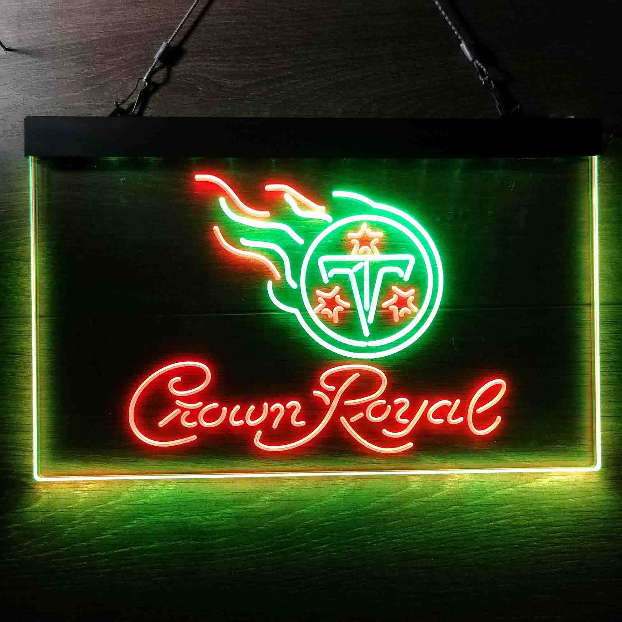 Tennessee Titans Crown Royal Neon-Like LED Sign - ProLedSign