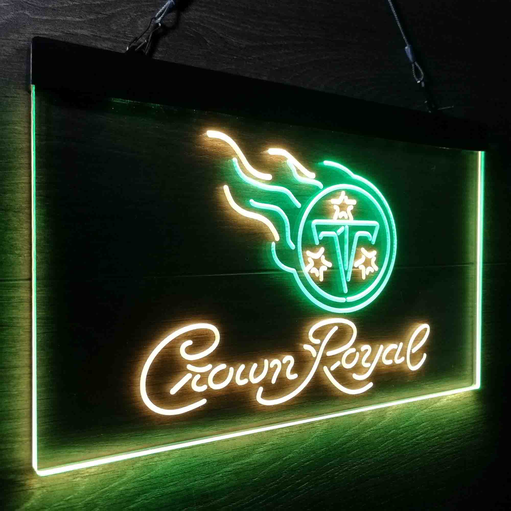 Tennessee Titans Crown Royal Neon-Like LED Sign - ProLedSign