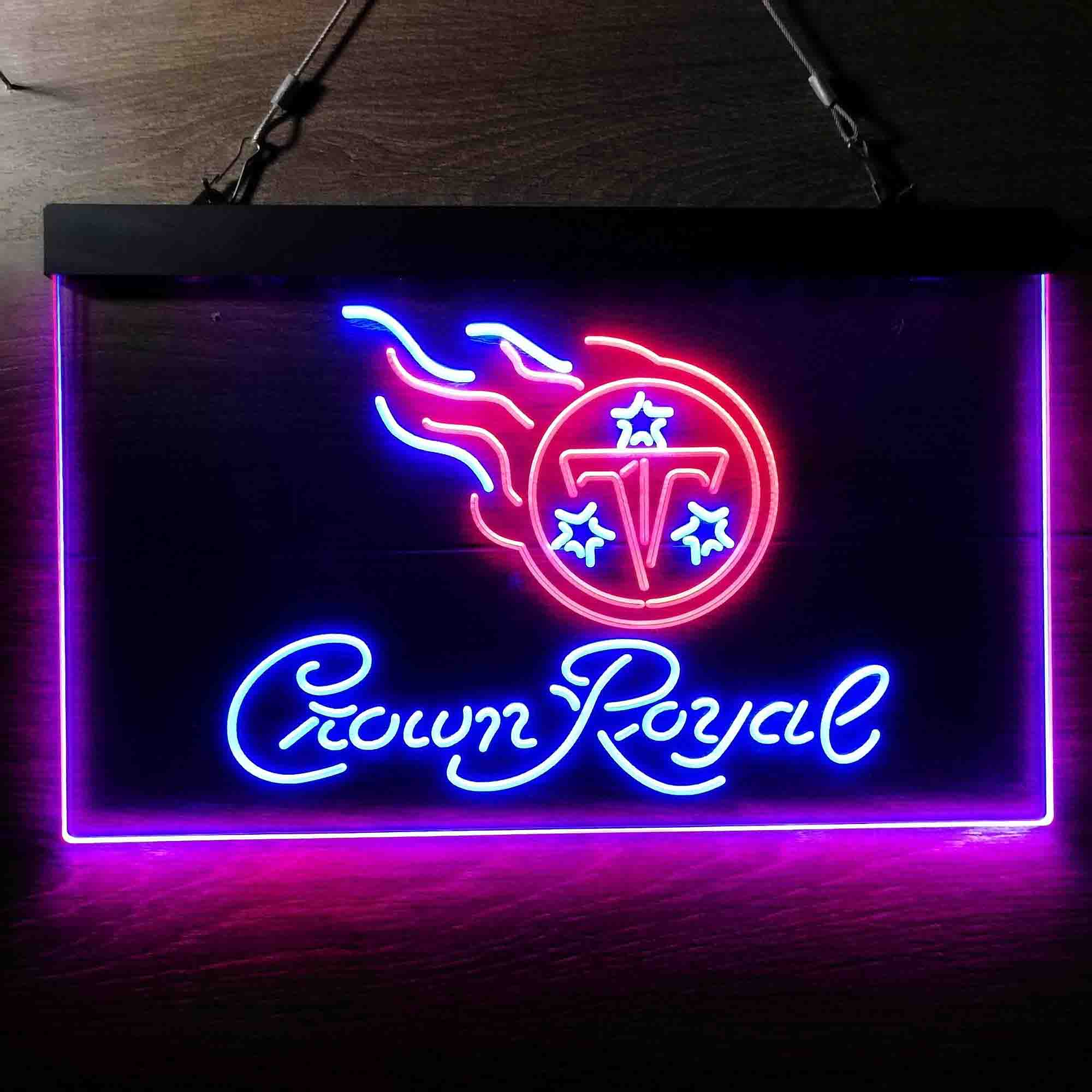 Tennessee Titans Crown Royal Neon-Like LED Sign - ProLedSign