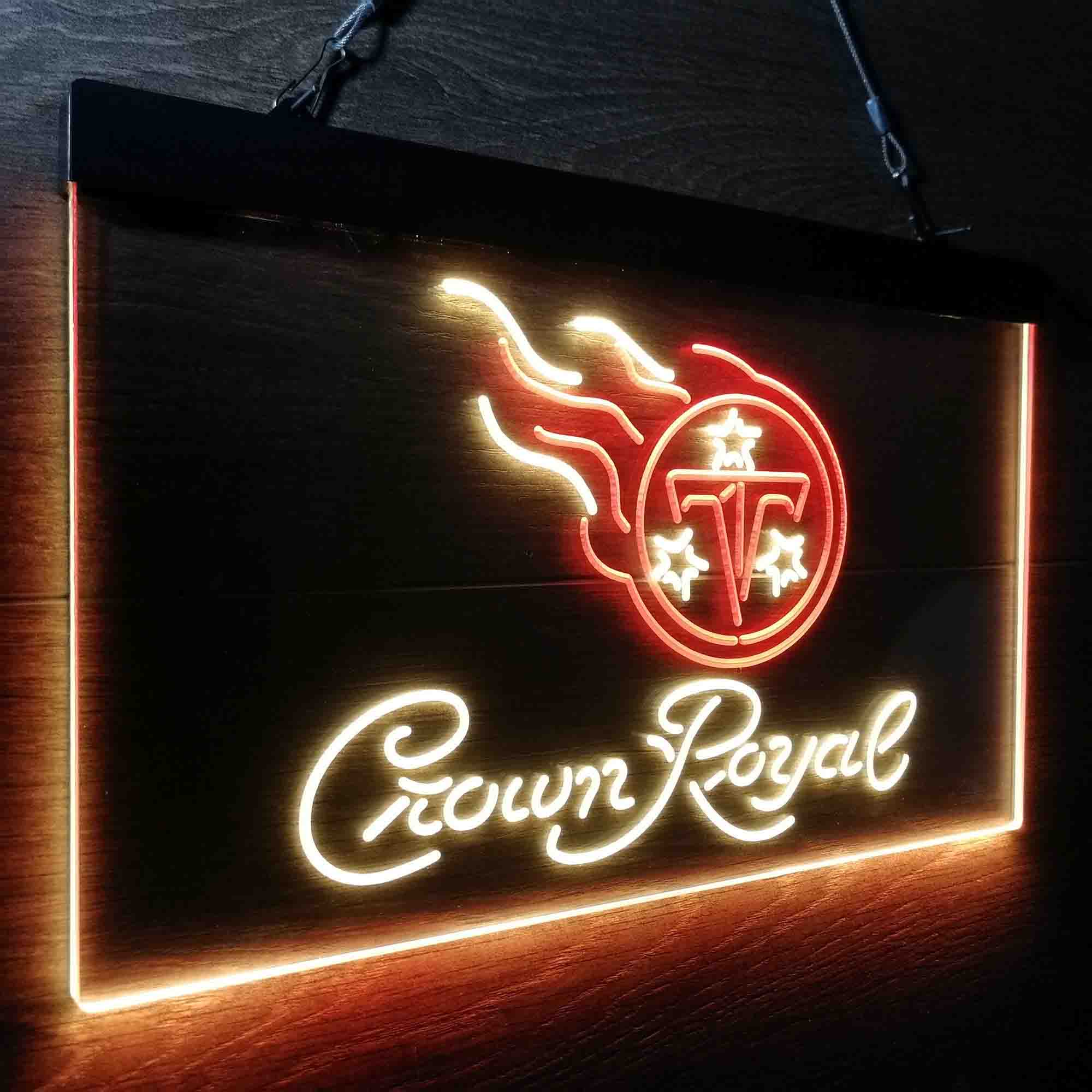 Tennessee Titans Crown Royal Neon-Like LED Sign - ProLedSign