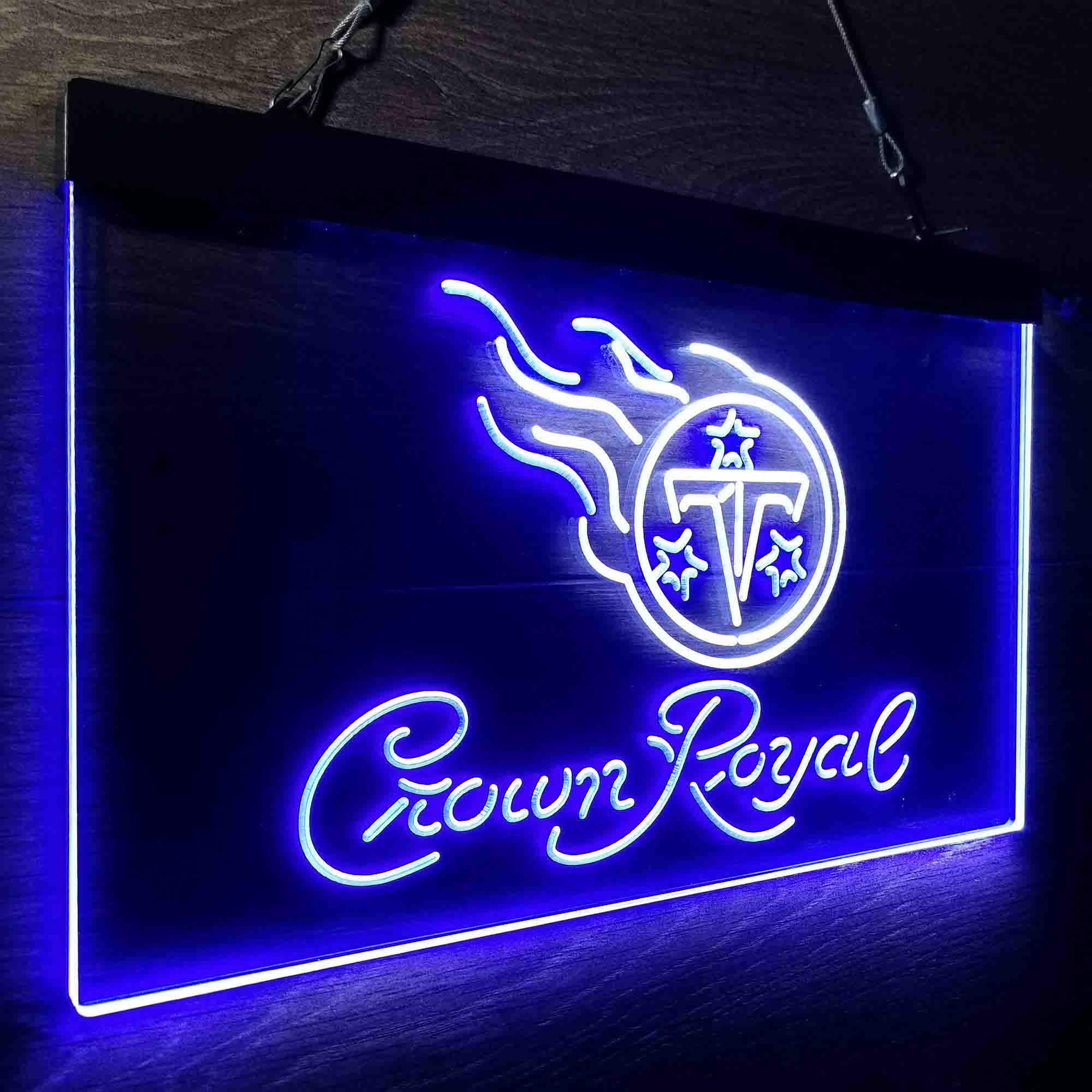 Tennessee Titans Crown Royal Neon-Like LED Sign - ProLedSign