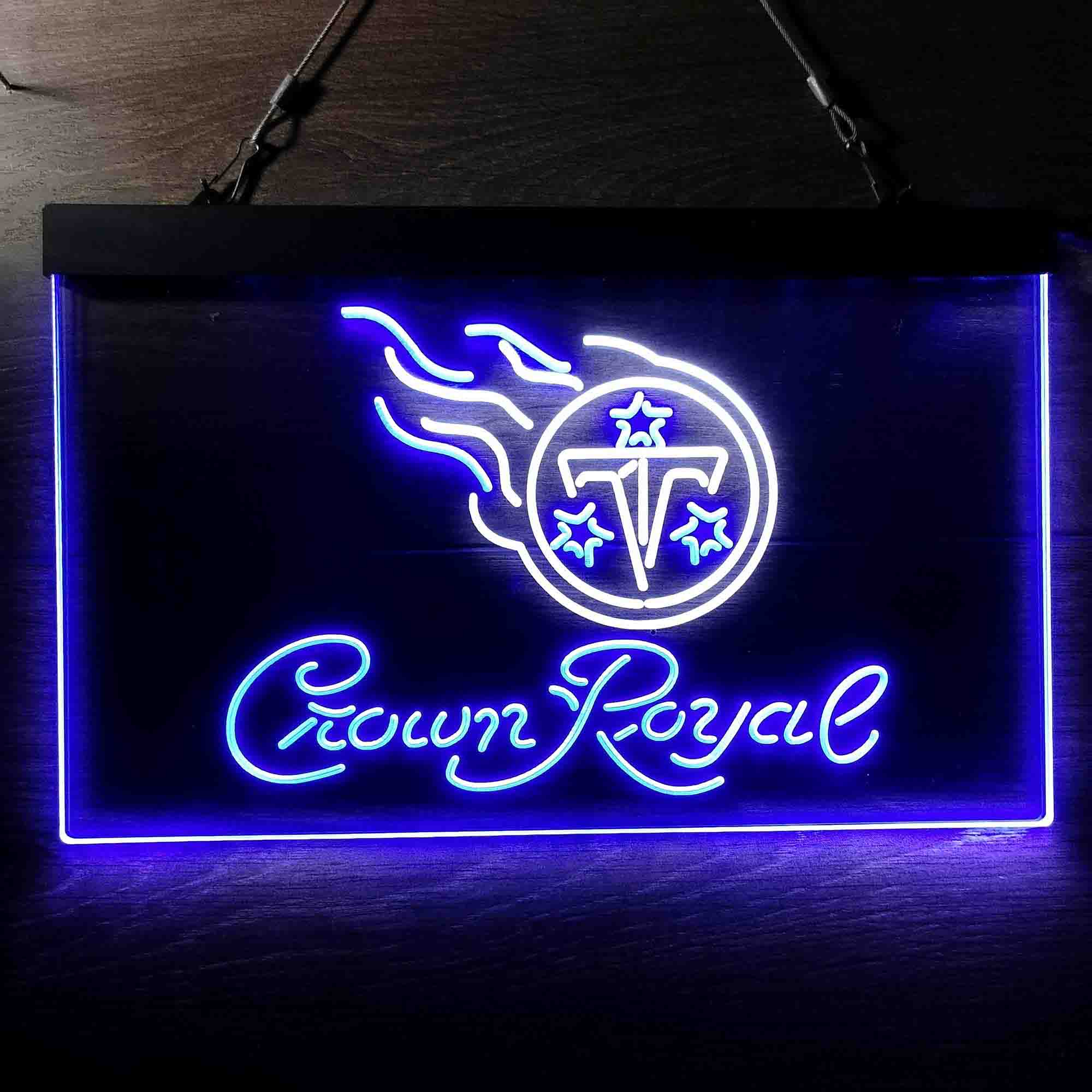 Tennessee Titans Crown Royal Neon-Like LED Sign - ProLedSign