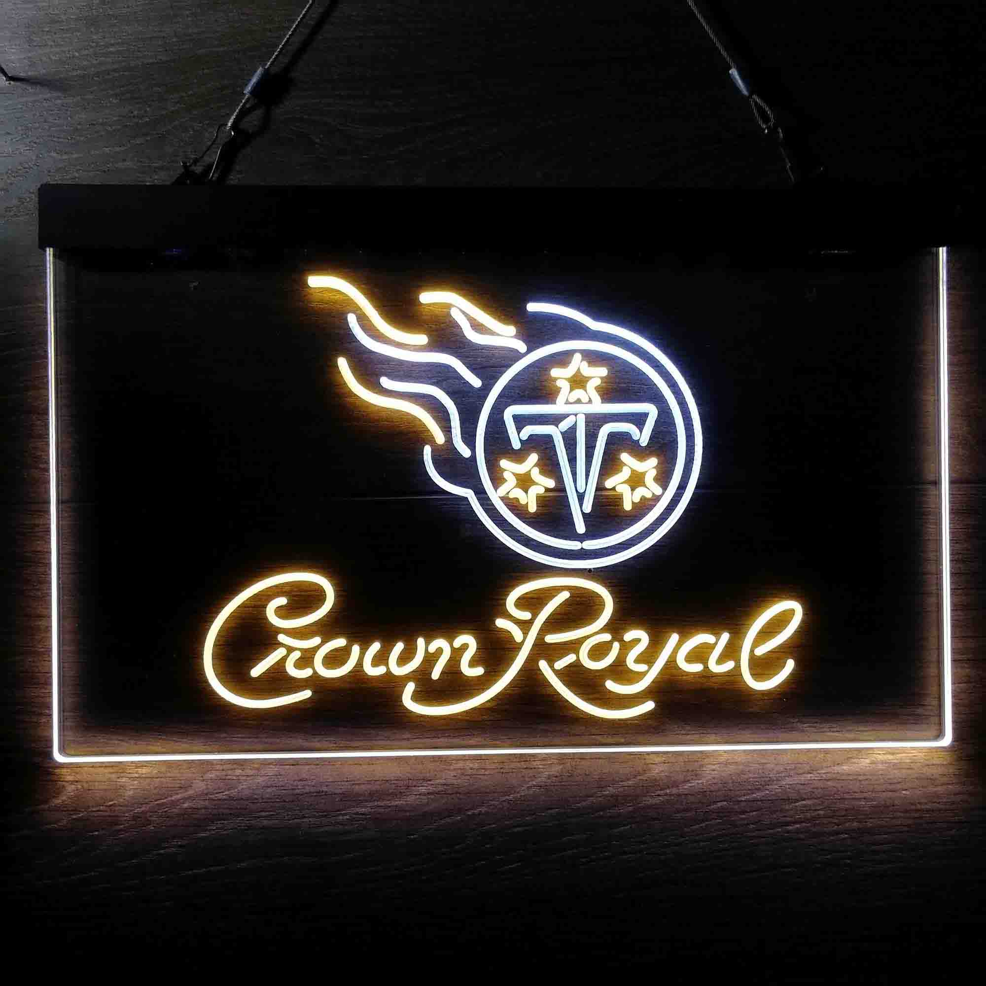 Tennessee Titans Crown Royal Neon-Like LED Sign - ProLedSign