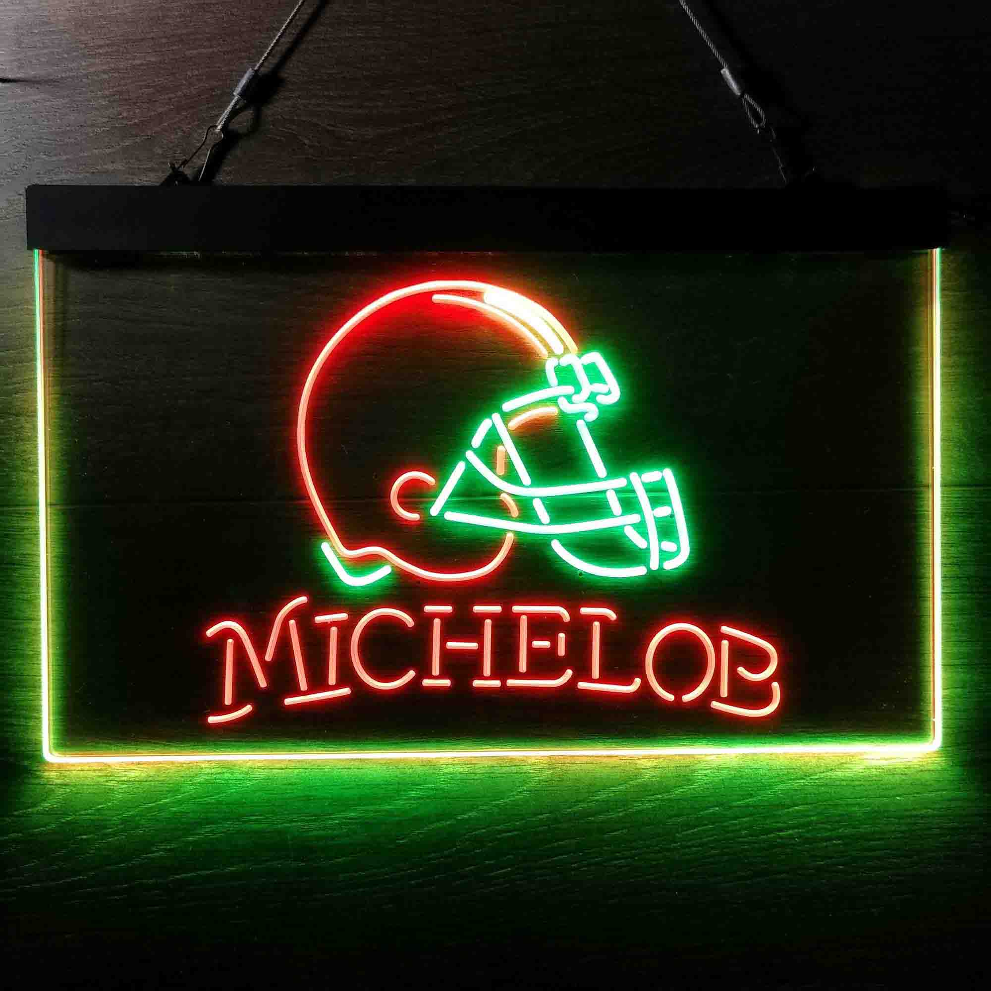 Michelob Bar Cleveland Browns Est. 1946 Neon-Like Led Light Sign