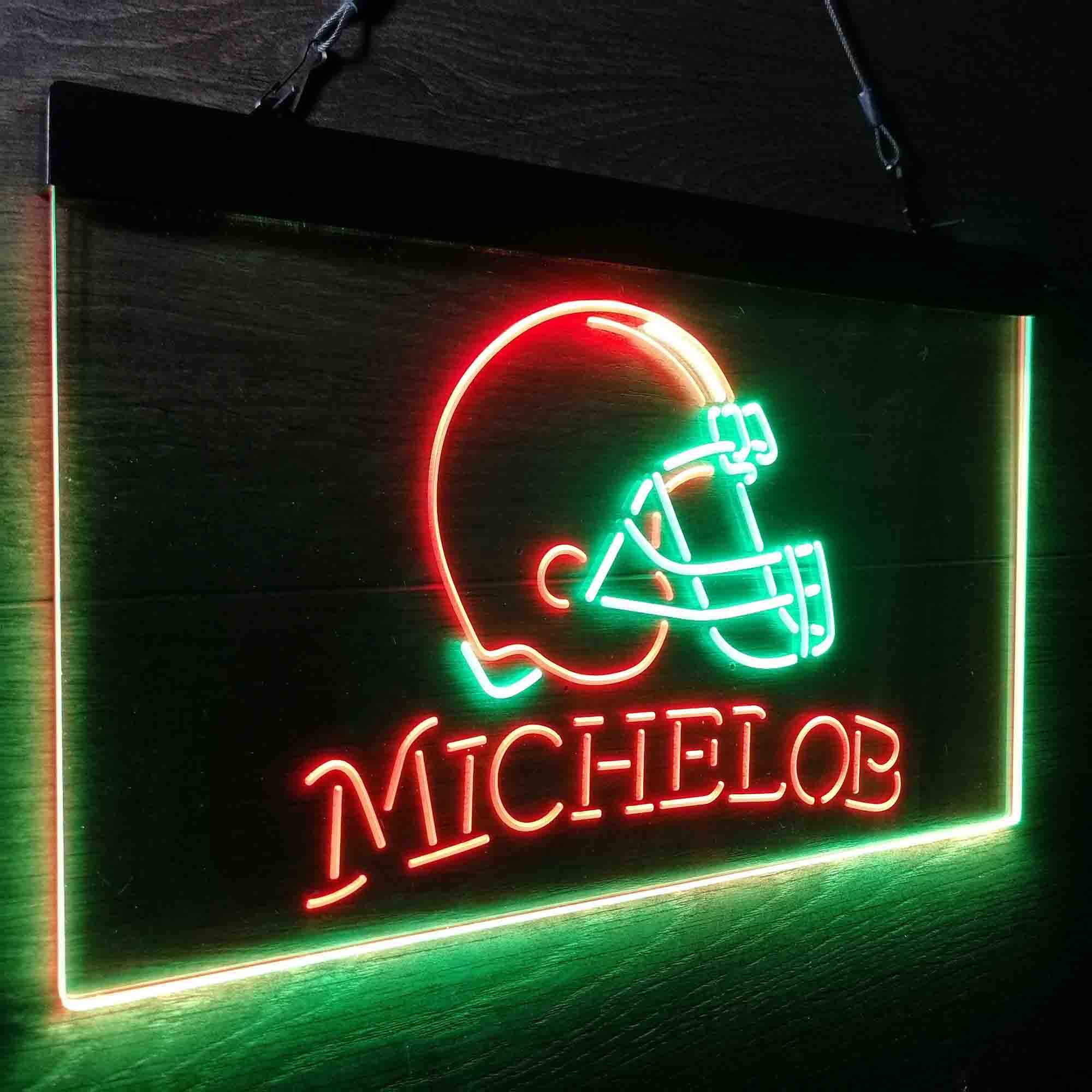 Michelob Bar Cleveland Browns Est. 1946 Neon-Like Led Light Sign