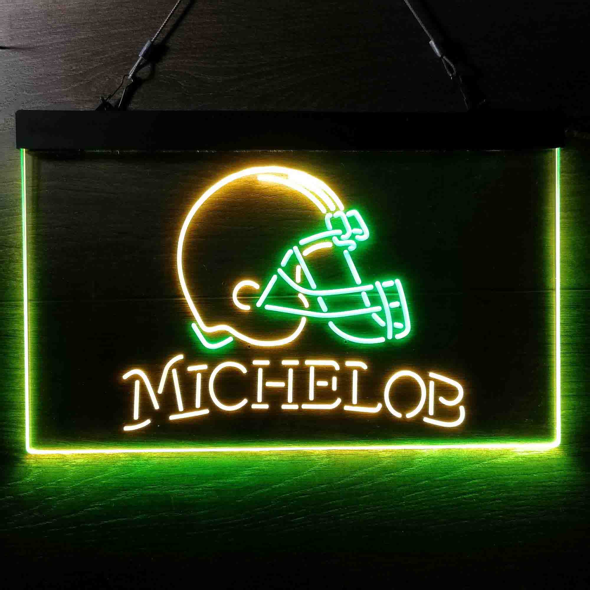 Michelob Bar Cleveland Browns Est. 1946 Neon-Like Led Light Sign