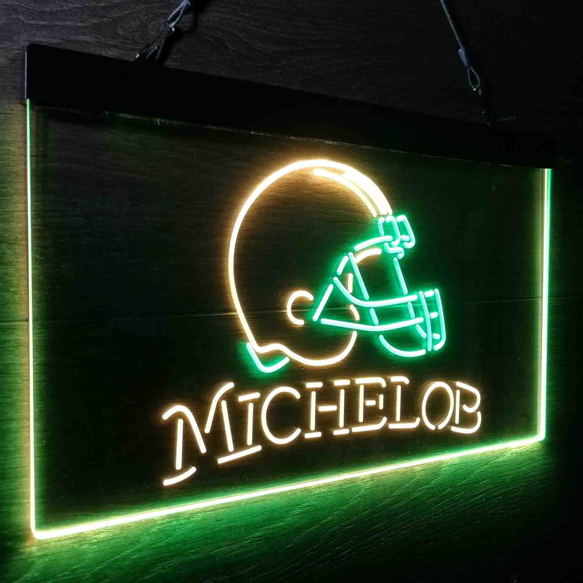 Michelob Bar Cleveland Browns Est. 1946 Neon-Like Led Light Sign