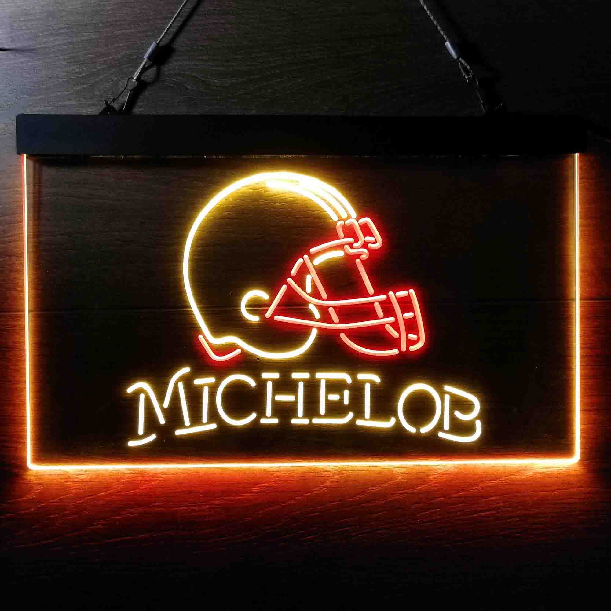 Michelob Bar Cleveland Browns Est. 1946 Neon-Like Led Light Sign